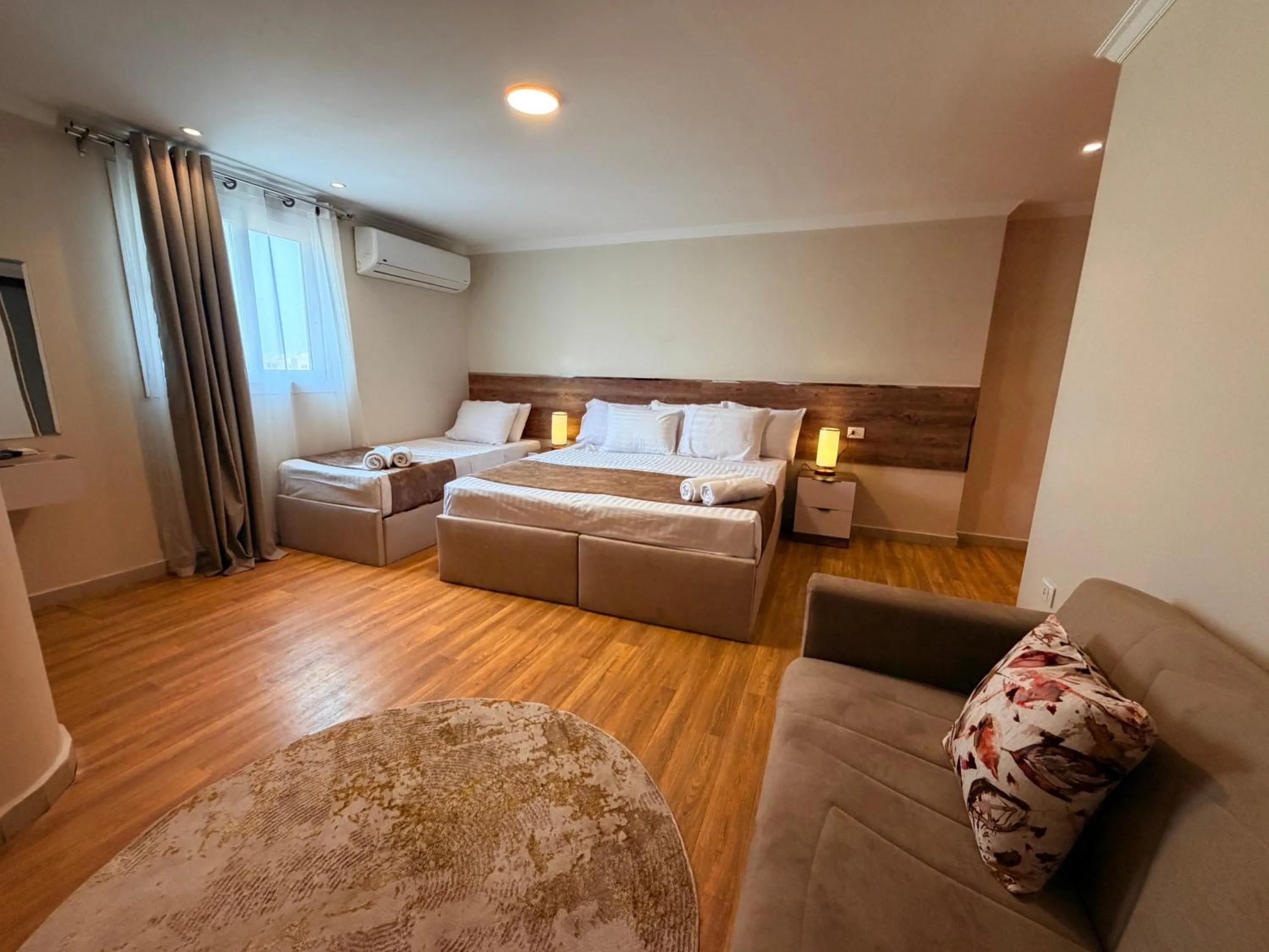 Bed in Eco green pyramids hotel