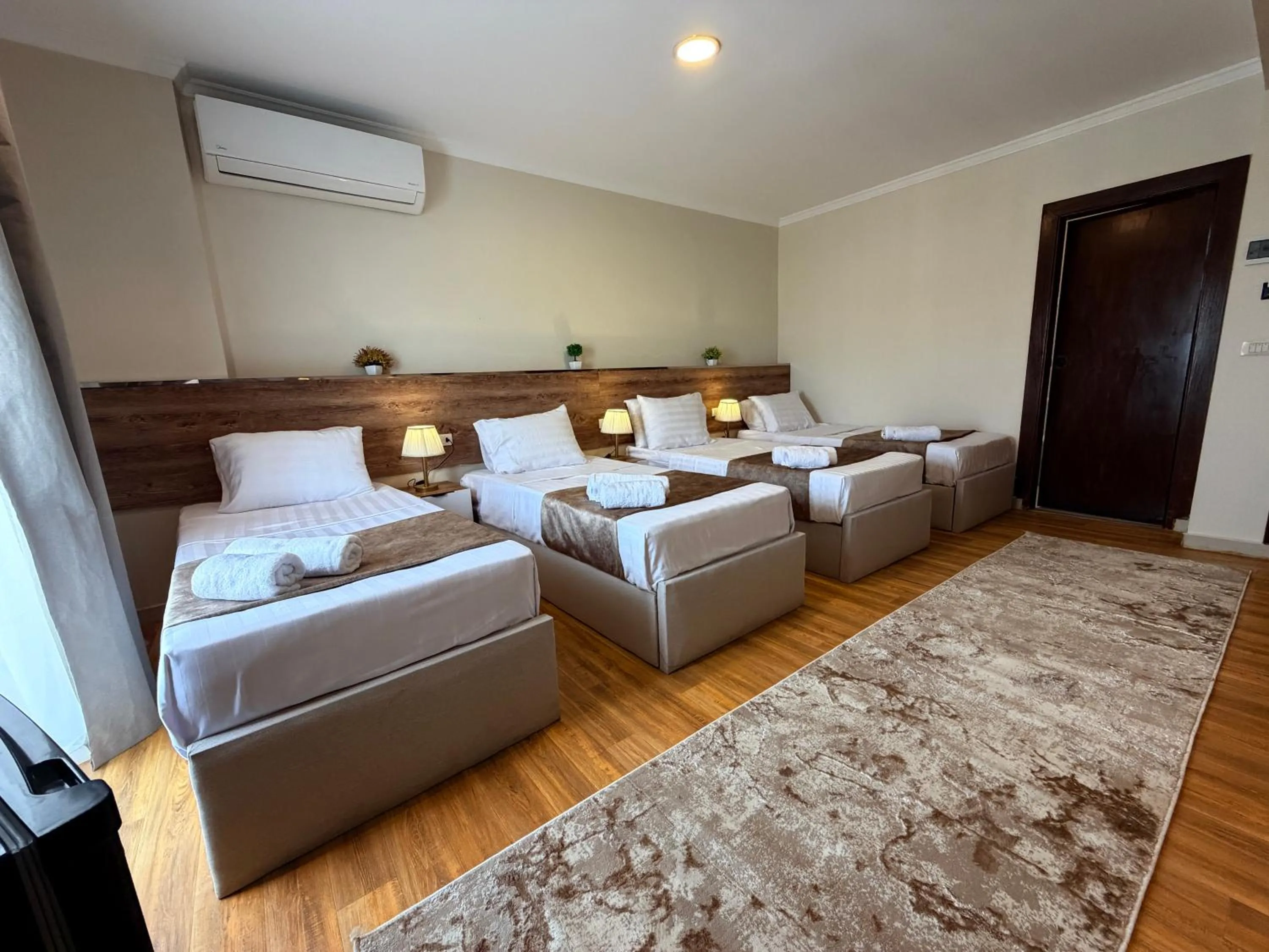 Bed in Eco green pyramids hotel