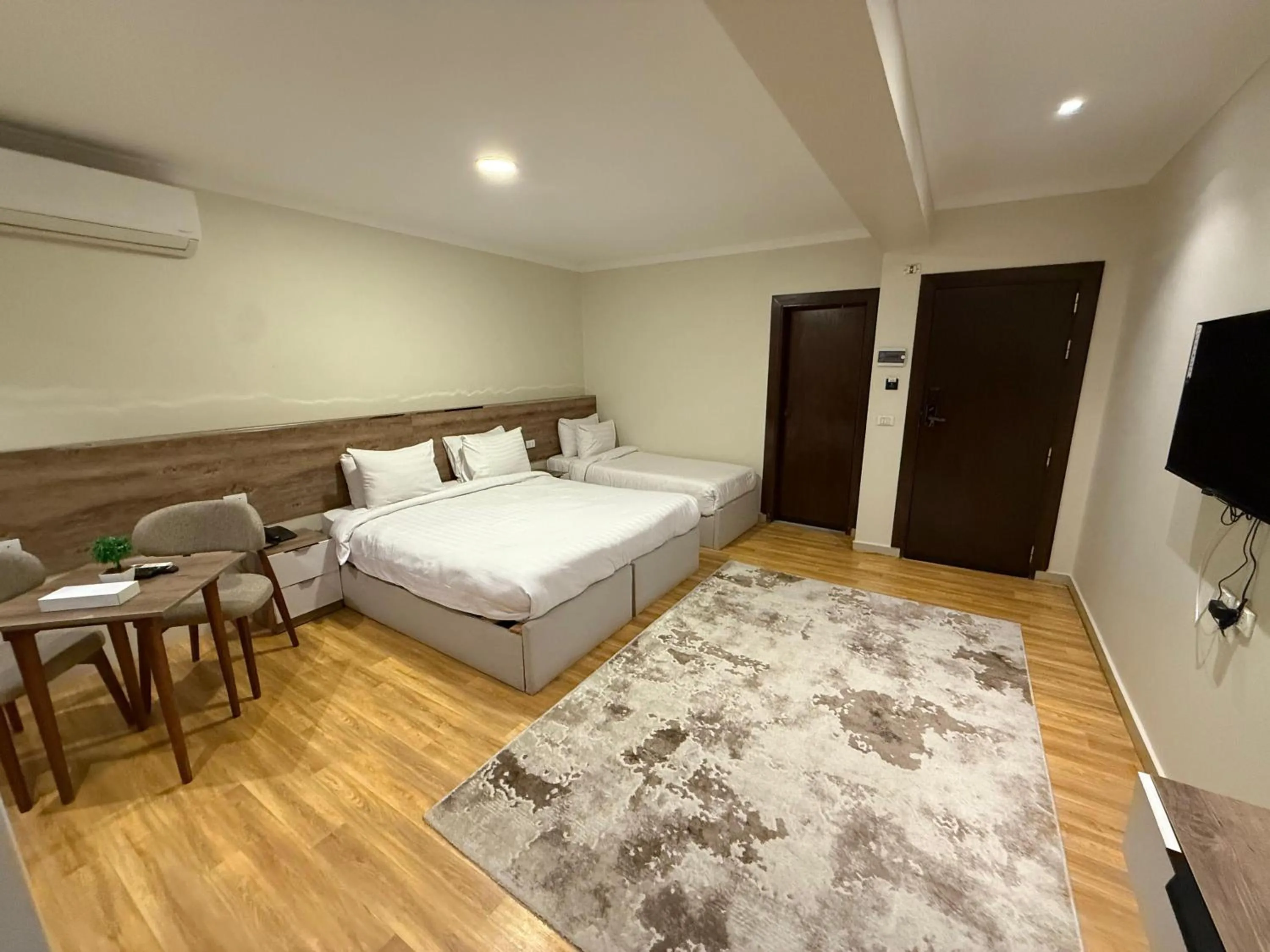 Bed in Eco green pyramids hotel