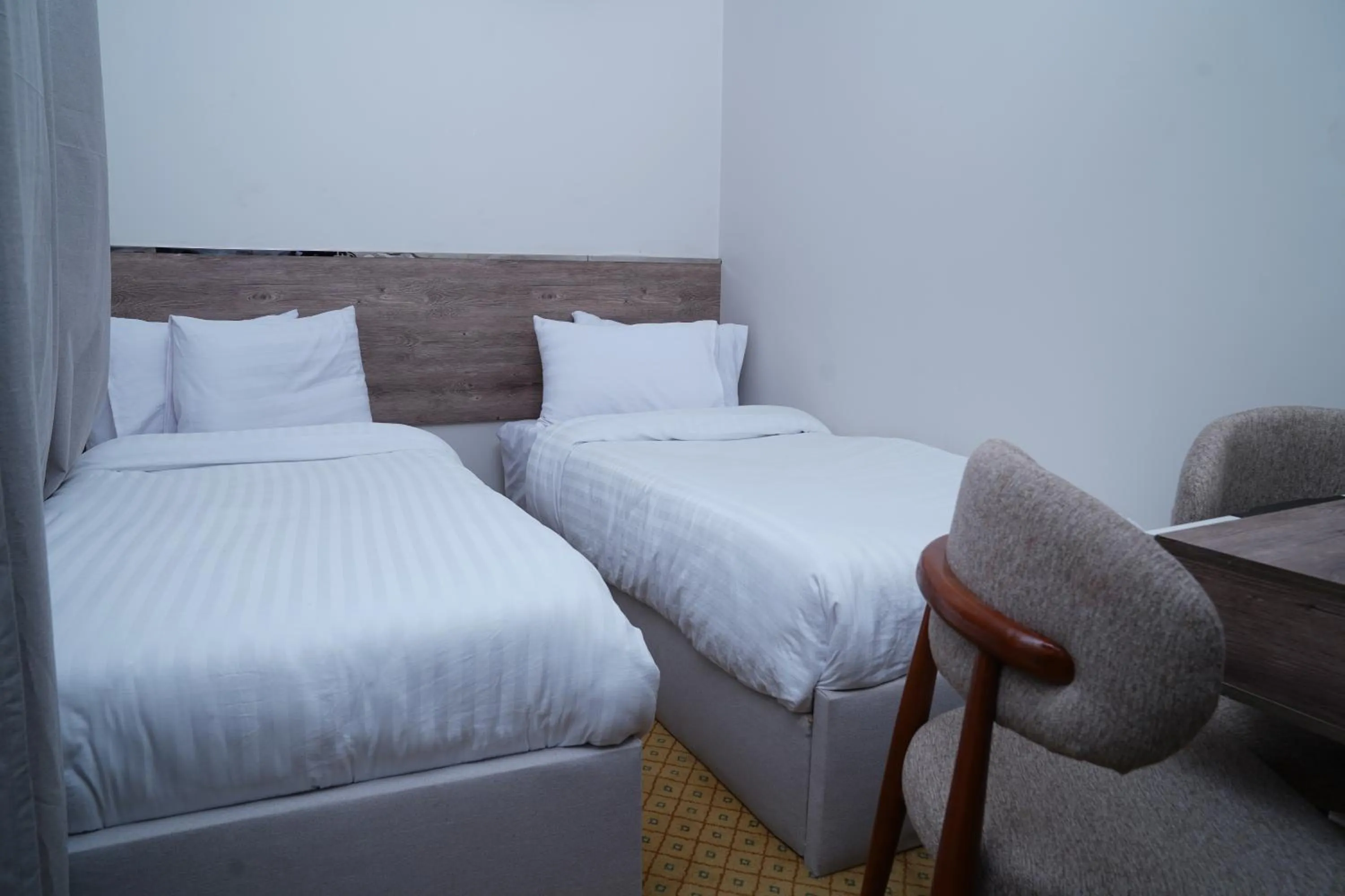 Bed in Eco green pyramids hotel