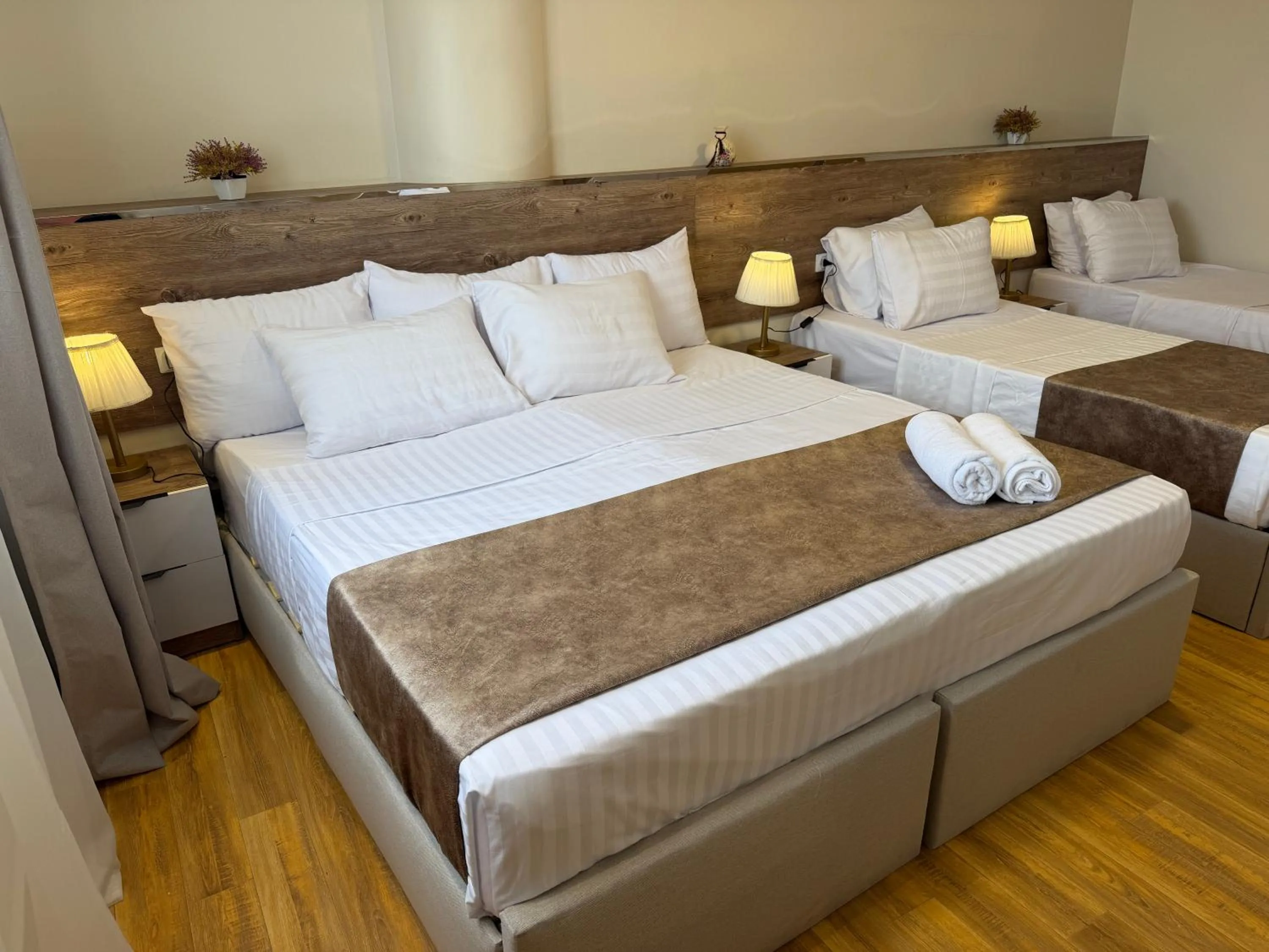 Bed in Eco green pyramids hotel