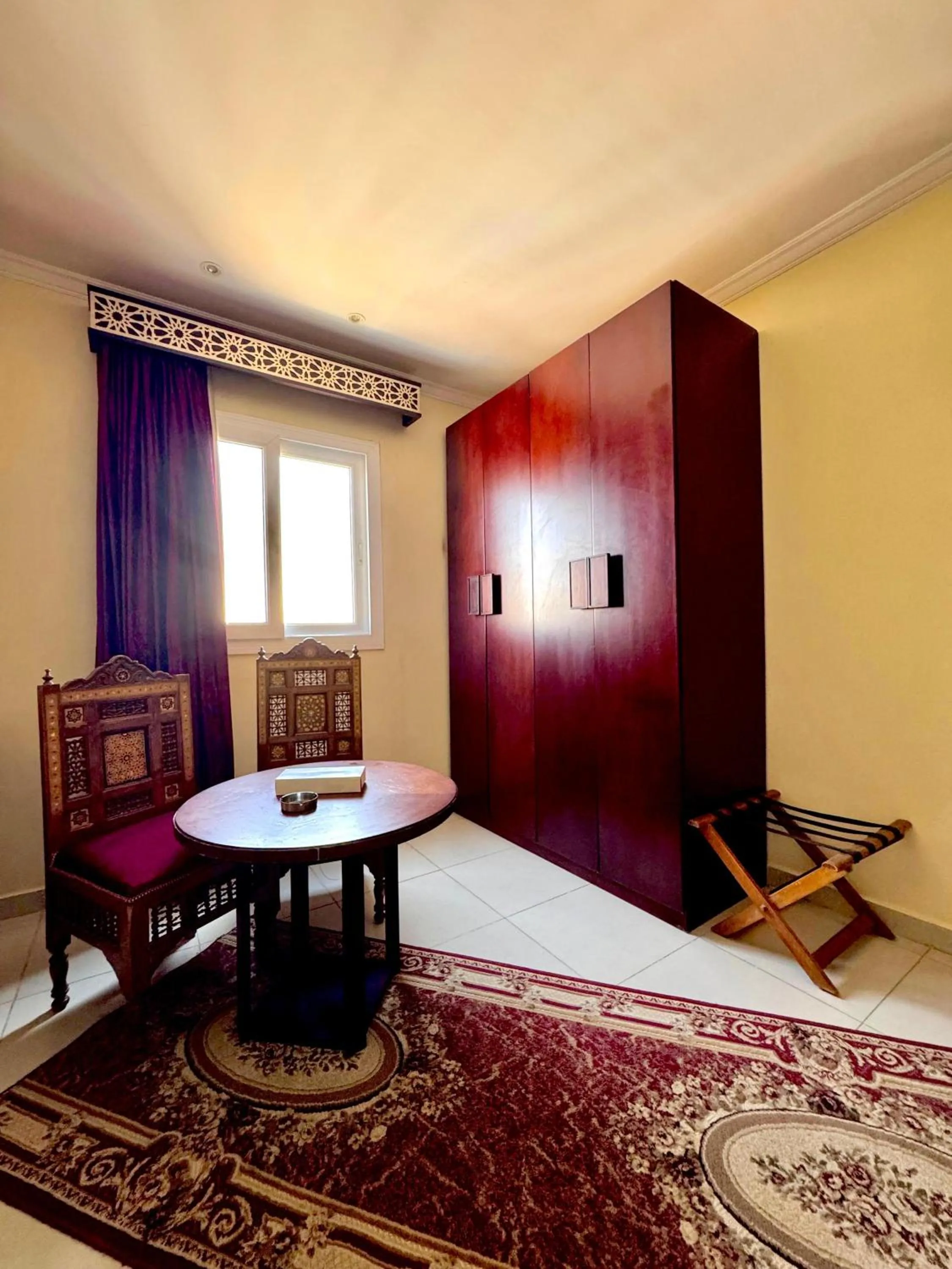 Living room in PYRAMIDS TOWER Inn