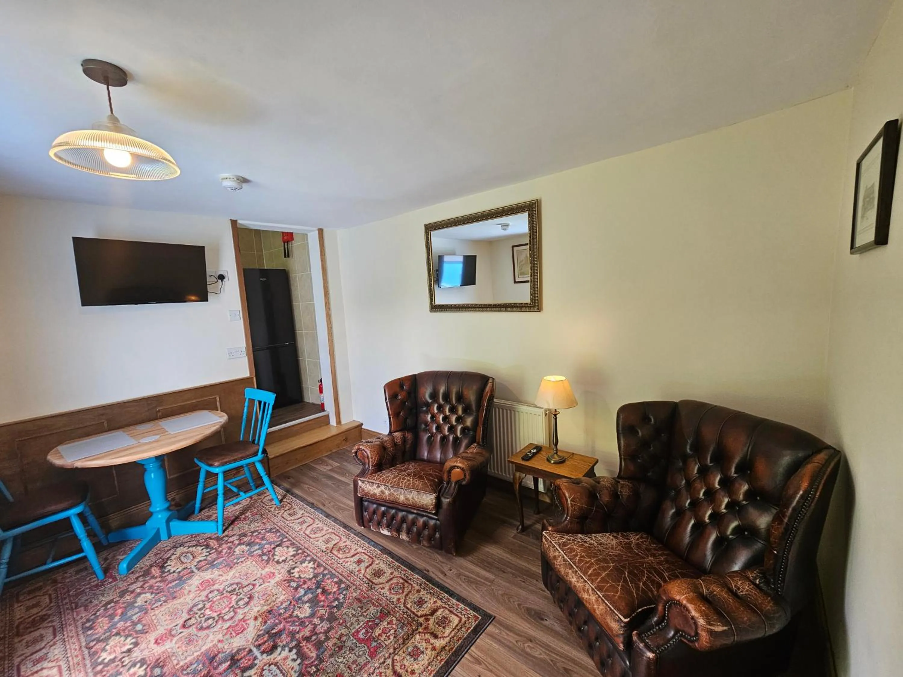 Living room in Trengilly Wartha Inn