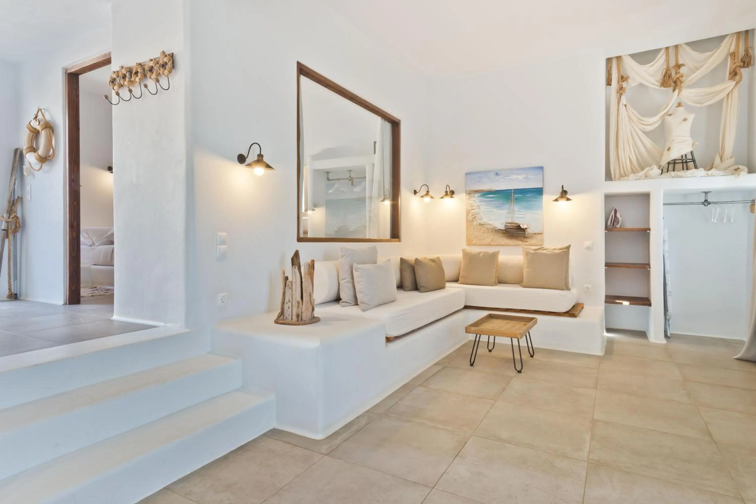 Living room, Bed in Althea Boutique Hotel - Adults Only