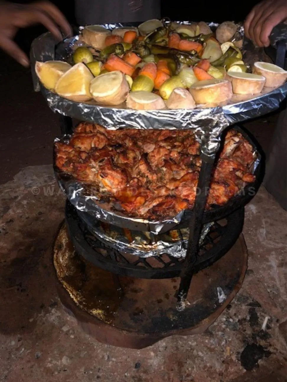 Food close-up in Wadi Rum Desert Dreams