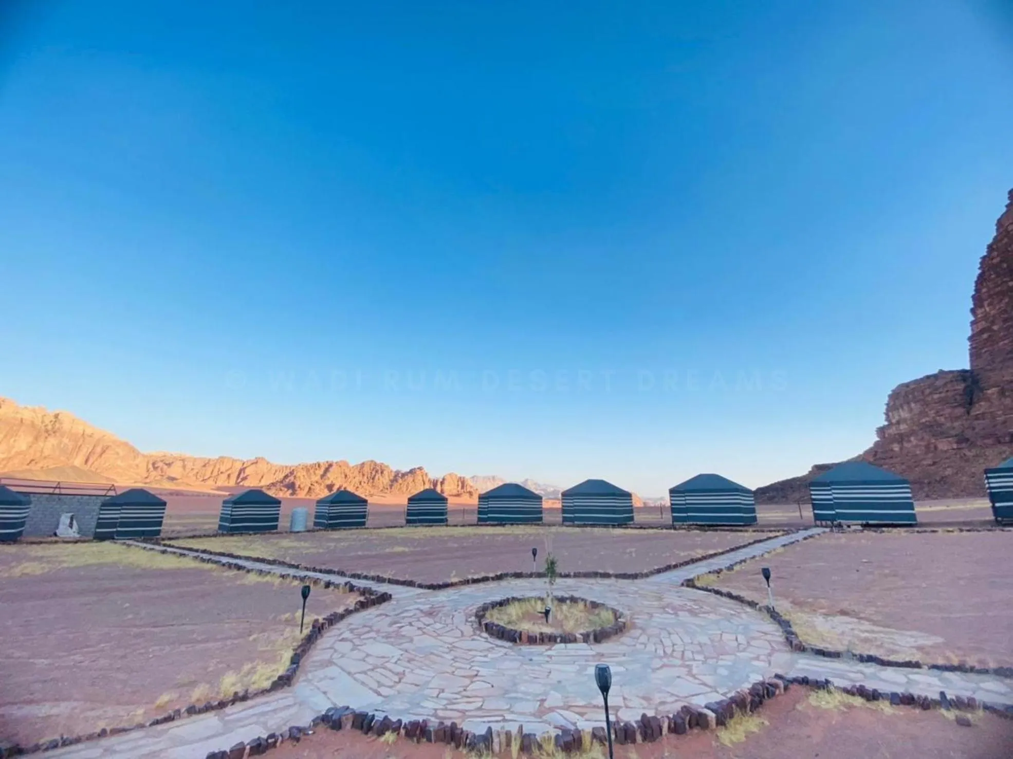 Garden in Wadi Rum Desert Dreams