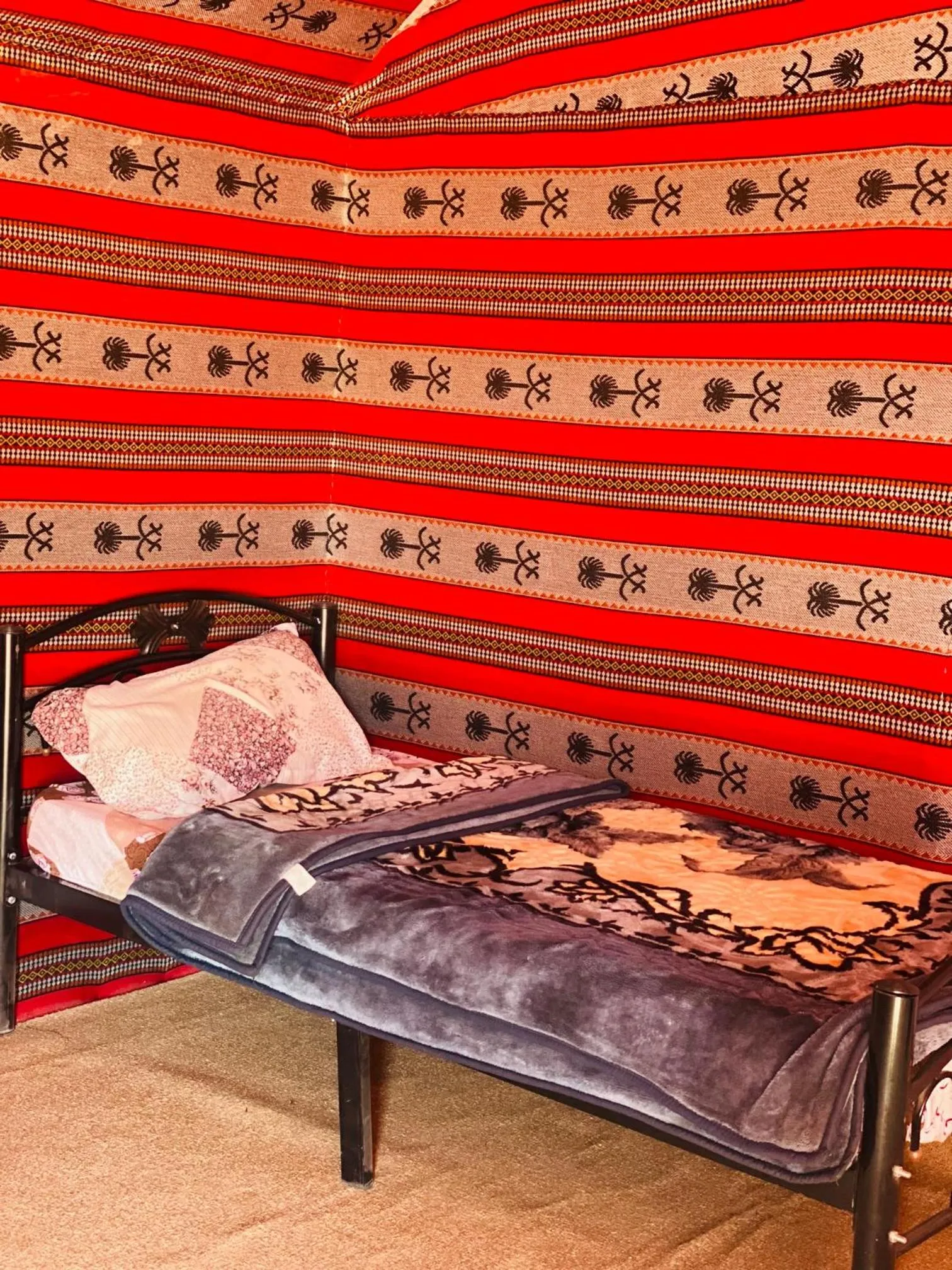 Bed in Wadi Rum Desert Dreams