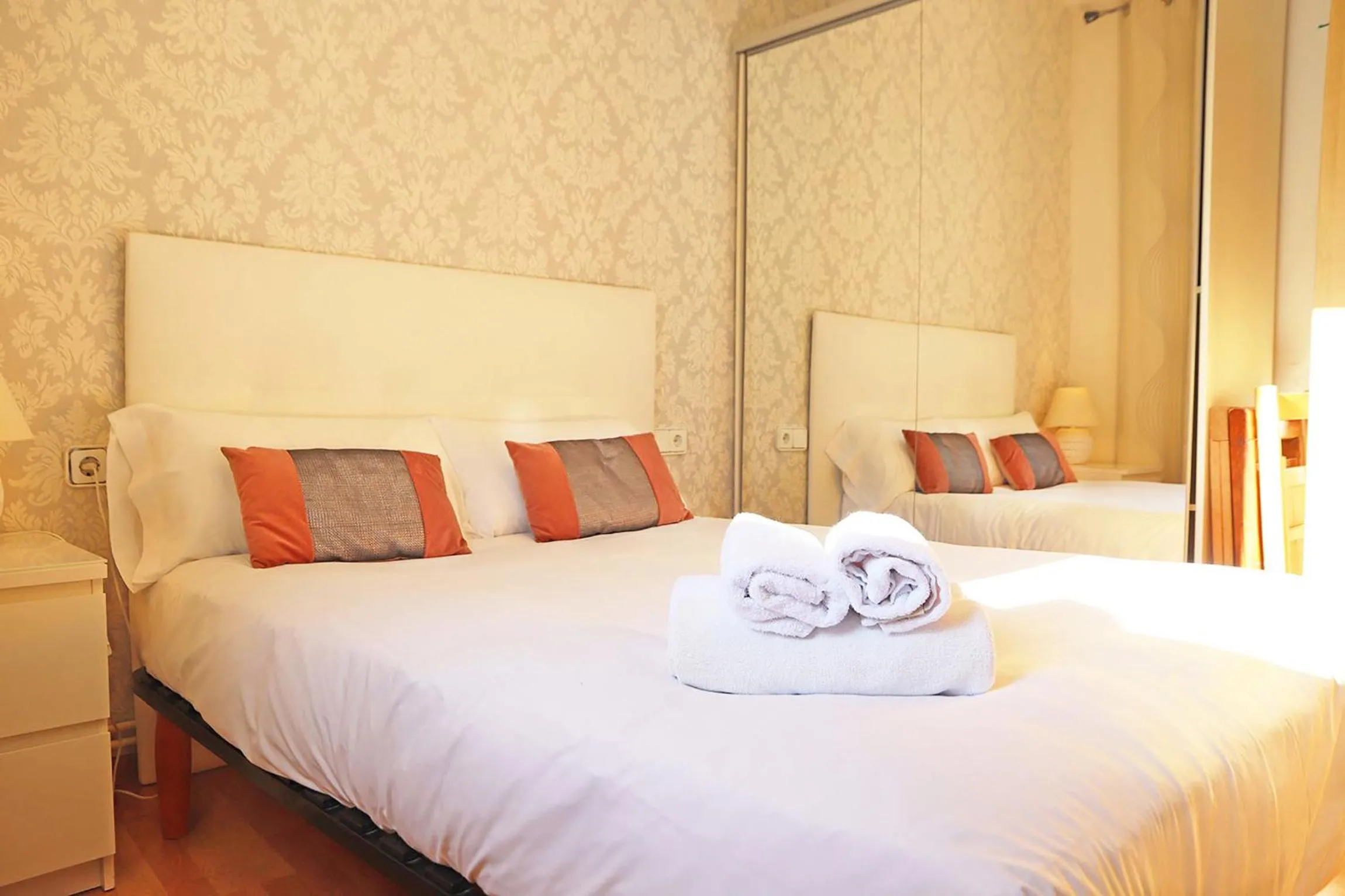 Bedroom, Bed in Bcn-rentals apartments in the Old town