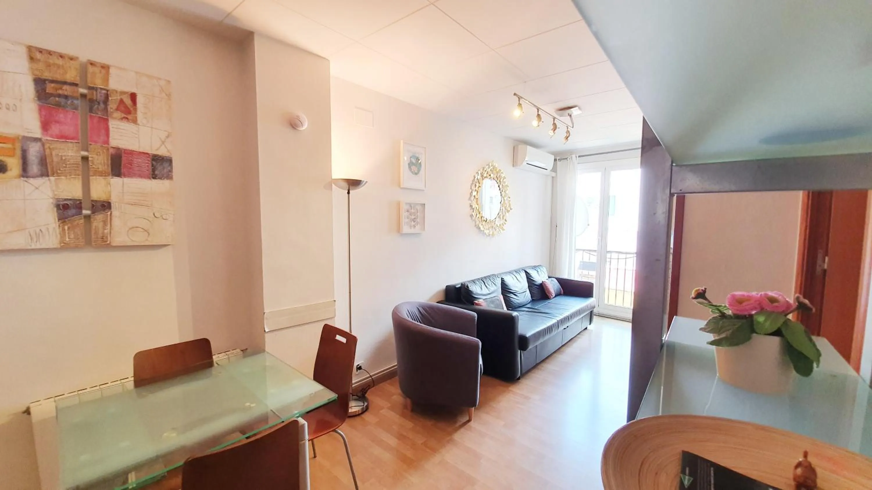 Seating area in Bcn-rentals apartments in the Old town