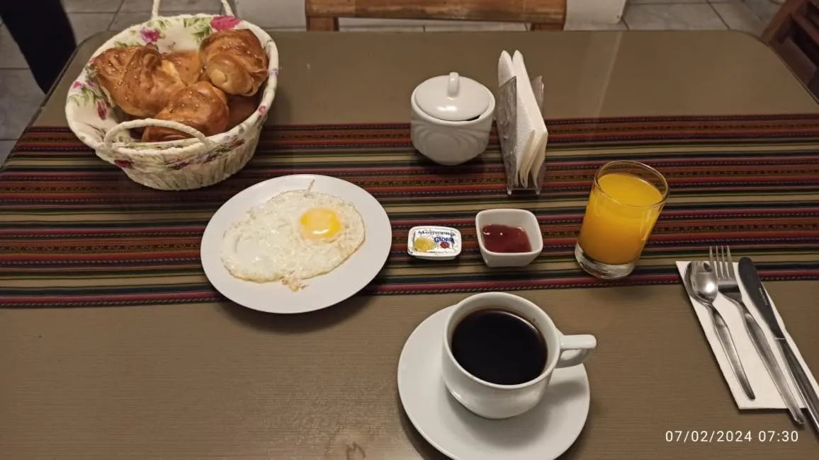 American breakfast in MachuPicchu Dream