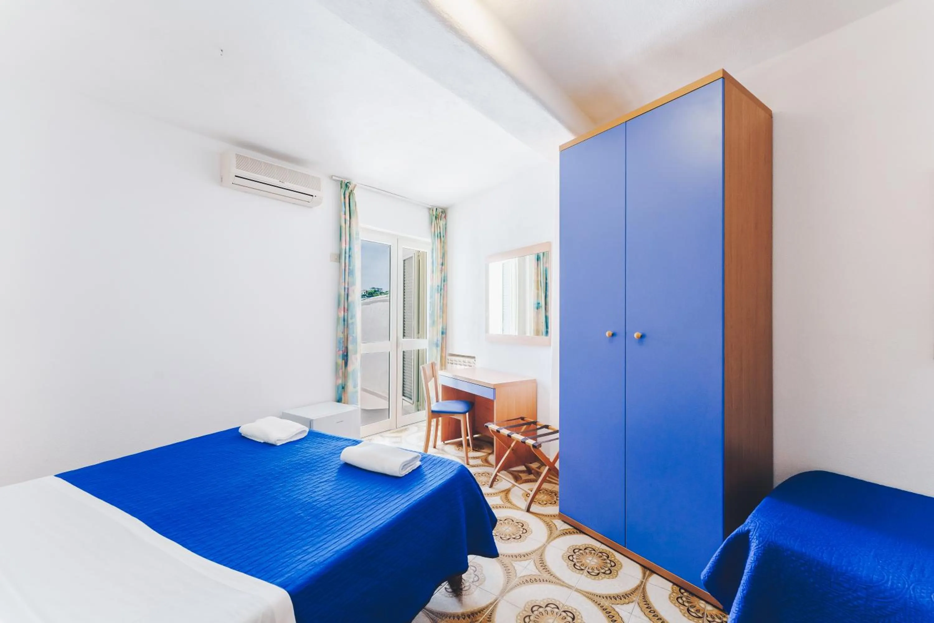 Bed in Hotel Ferdinando Beach & Thermal Spa