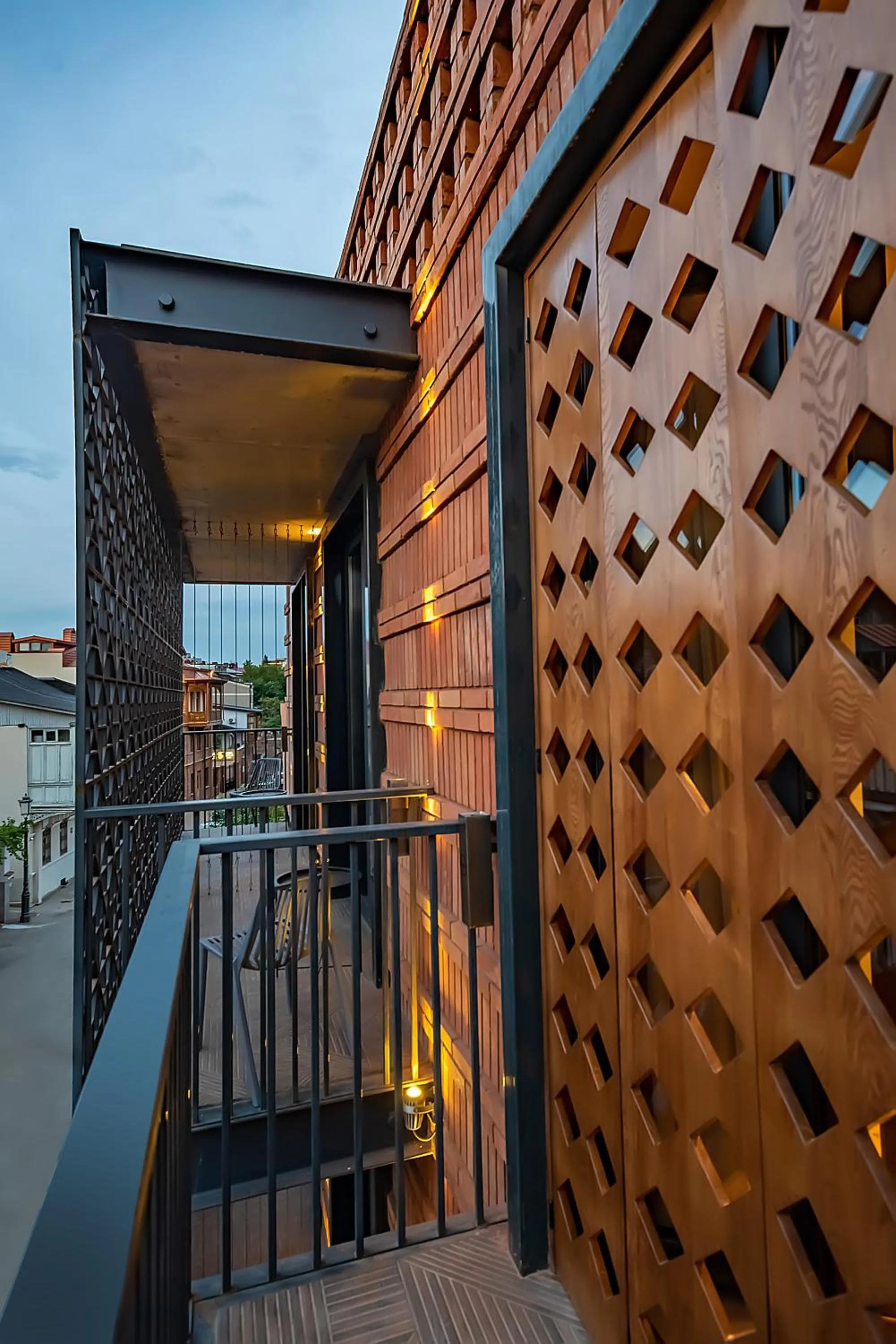 Balcony/Terrace in Sandali Metekhi Boutique Hotel