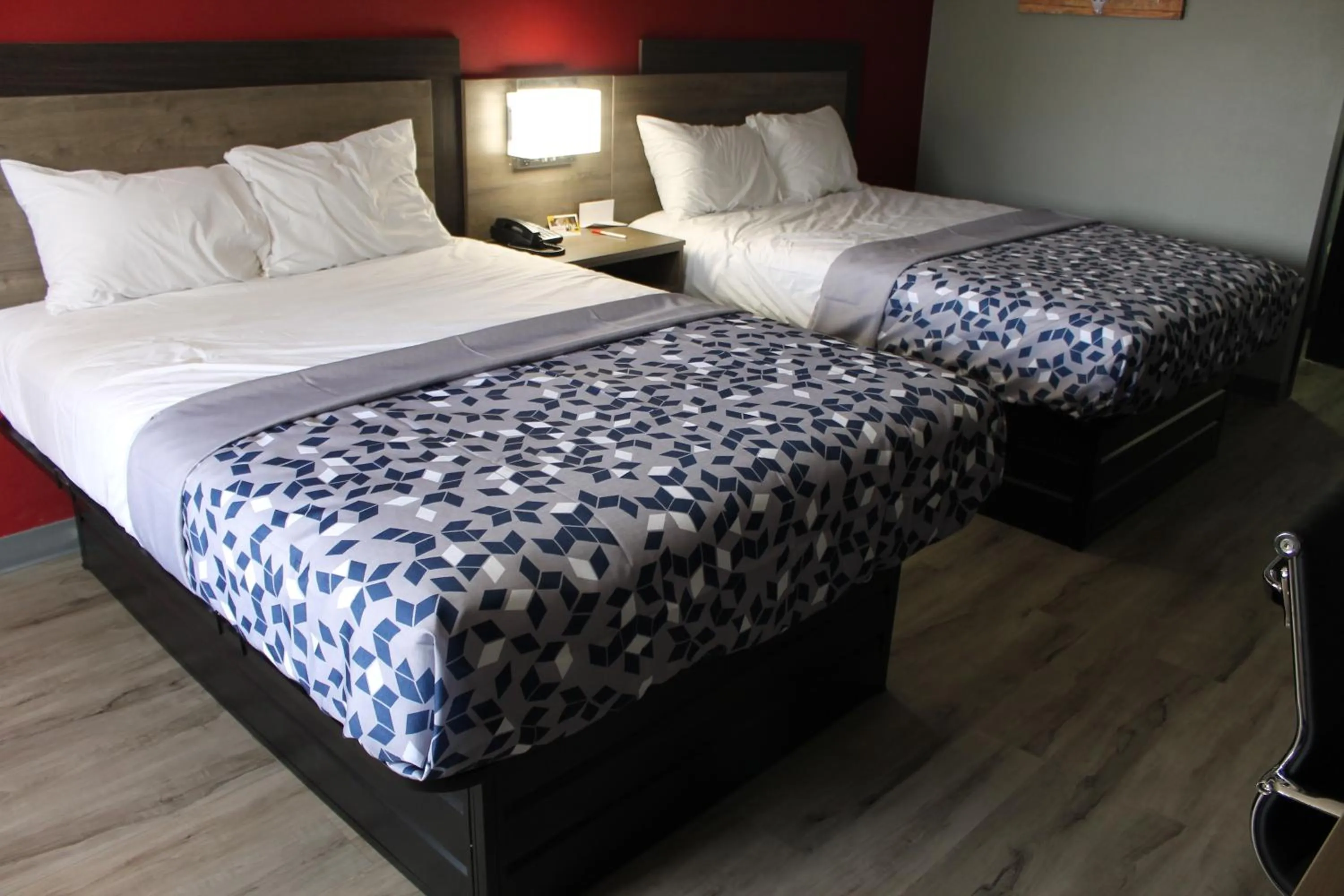 Bed in Econo lodge Kennett