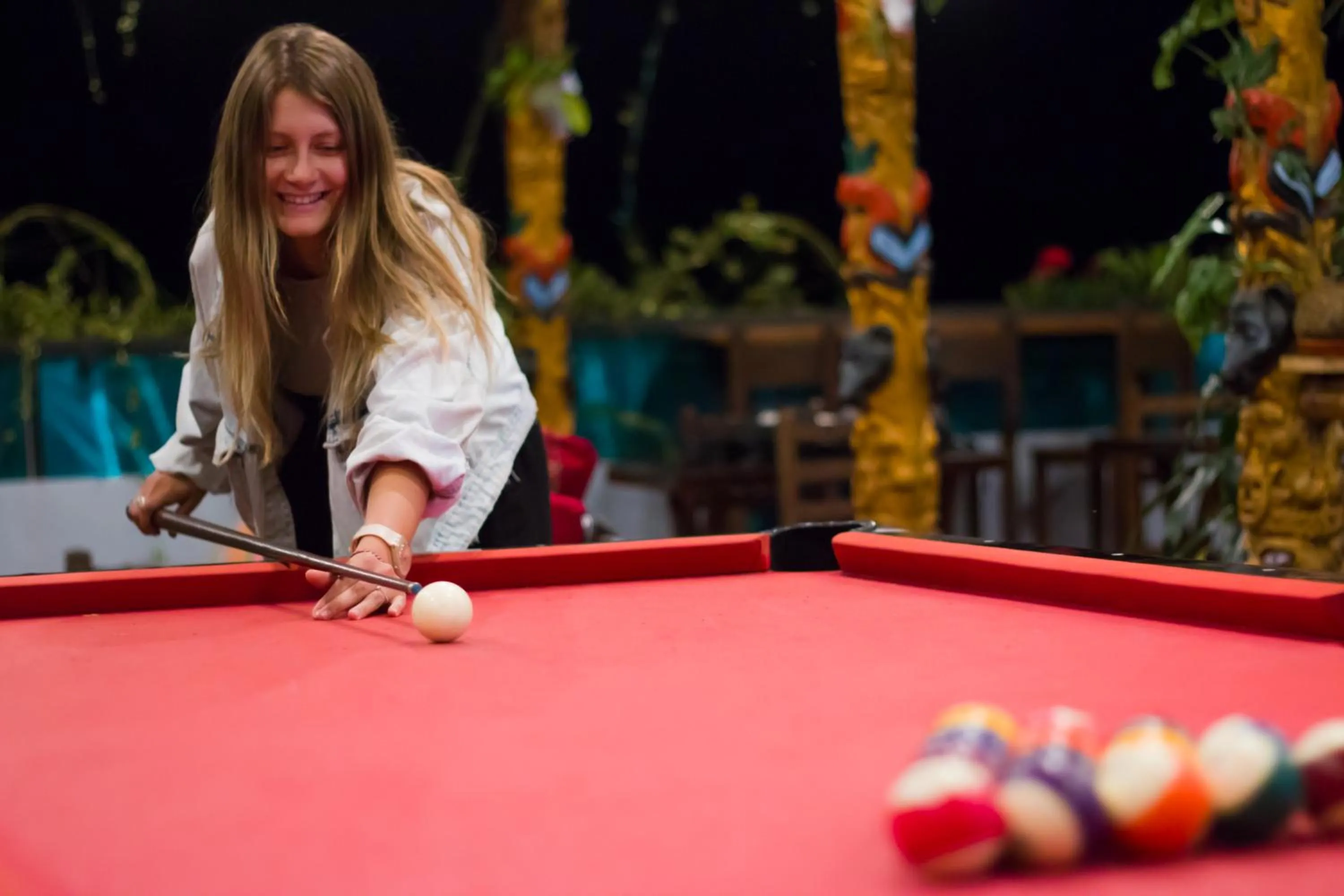 Billiard in Nativus Hostel Machu Picchu