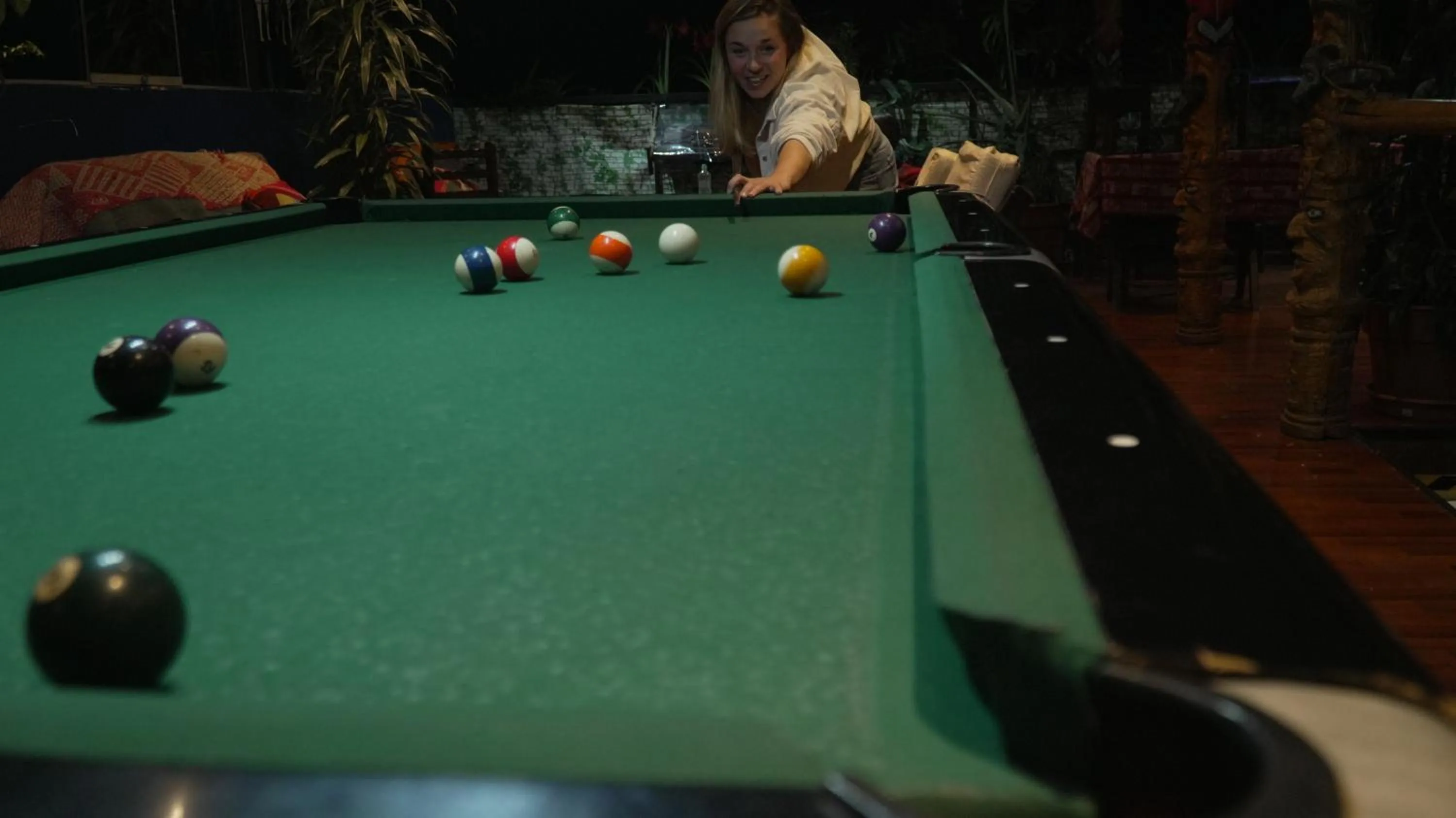 Billiard in Nativus Hostel Machu Picchu