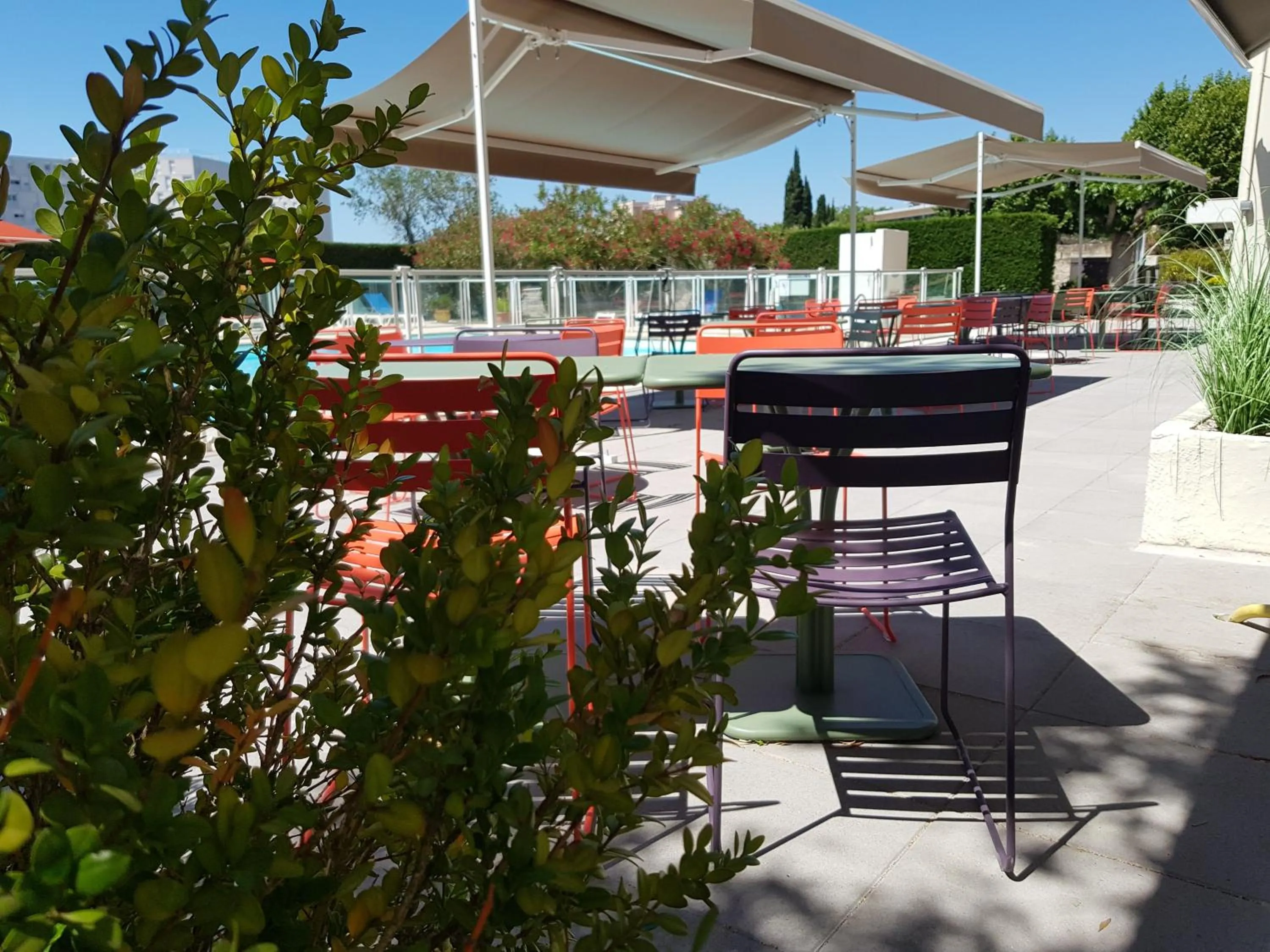 Patio in ibis Styles Arles Palais des Congrès