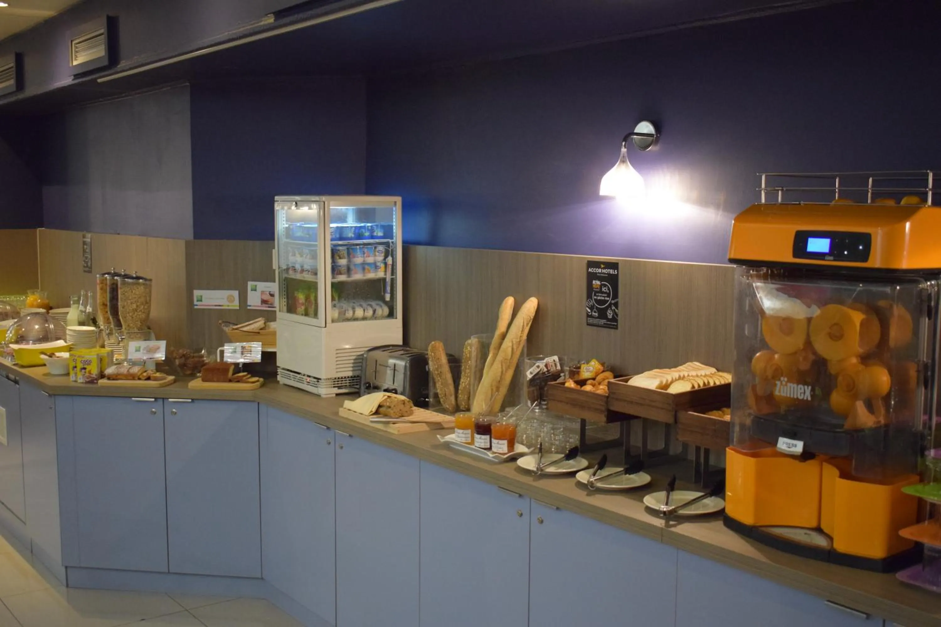 Continental breakfast in ibis Styles Arles Palais des Congrès