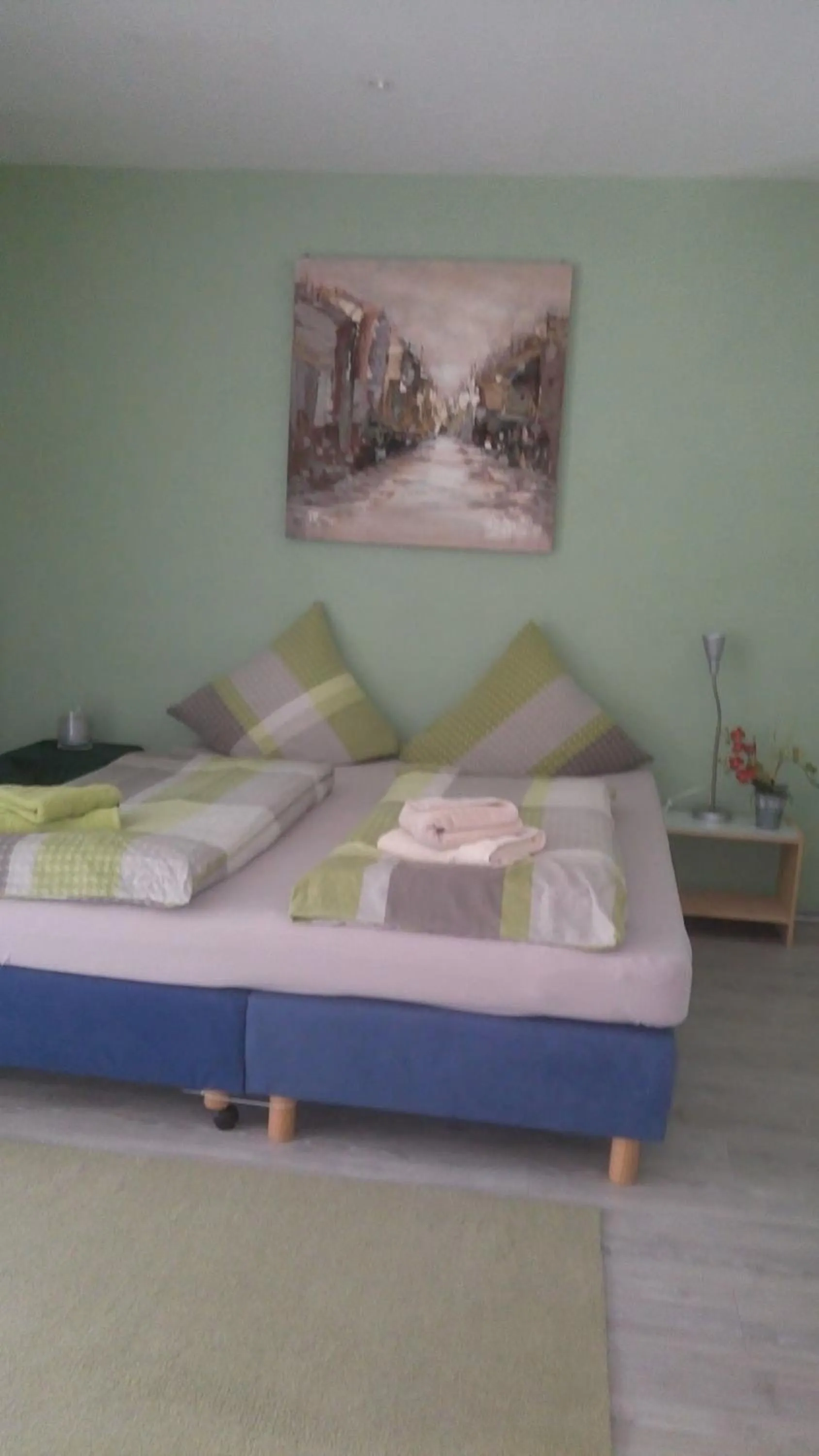 Bed in ApartmentHotel Vollumen