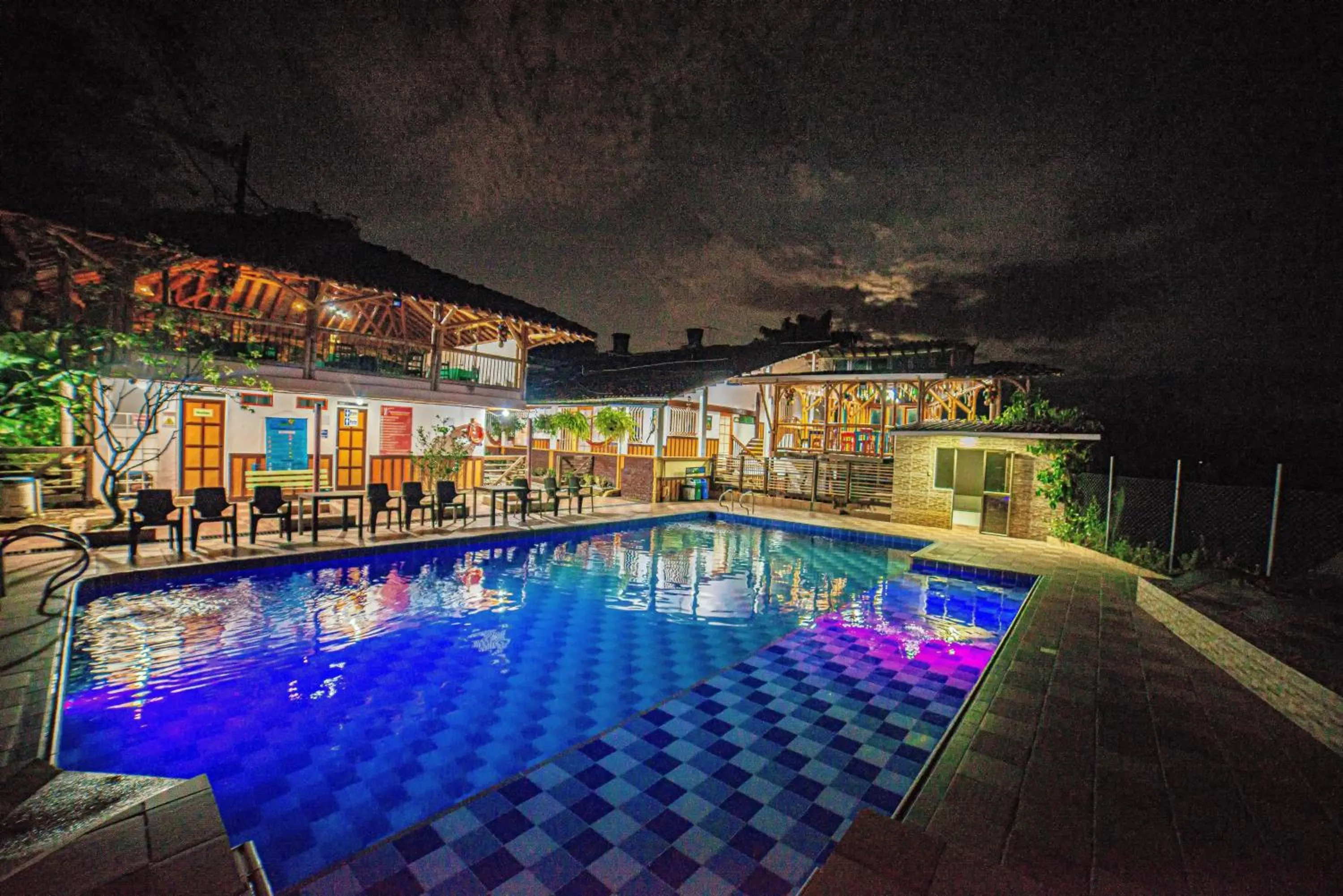 Swimming pool in Eco Hotel las Palmas