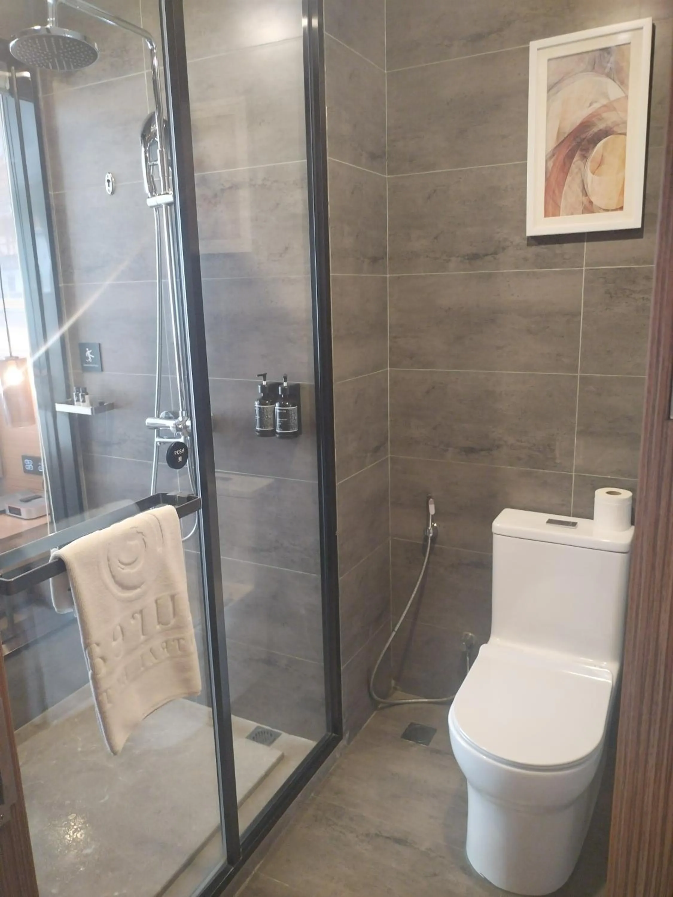 Shower in Aurea Central Hotel