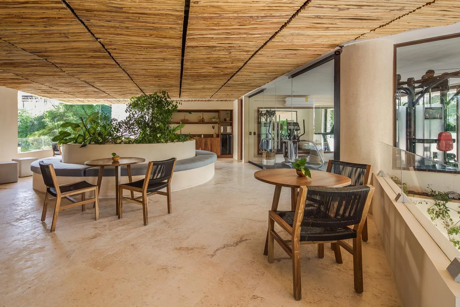 Living room in Copal Tulum Hotel