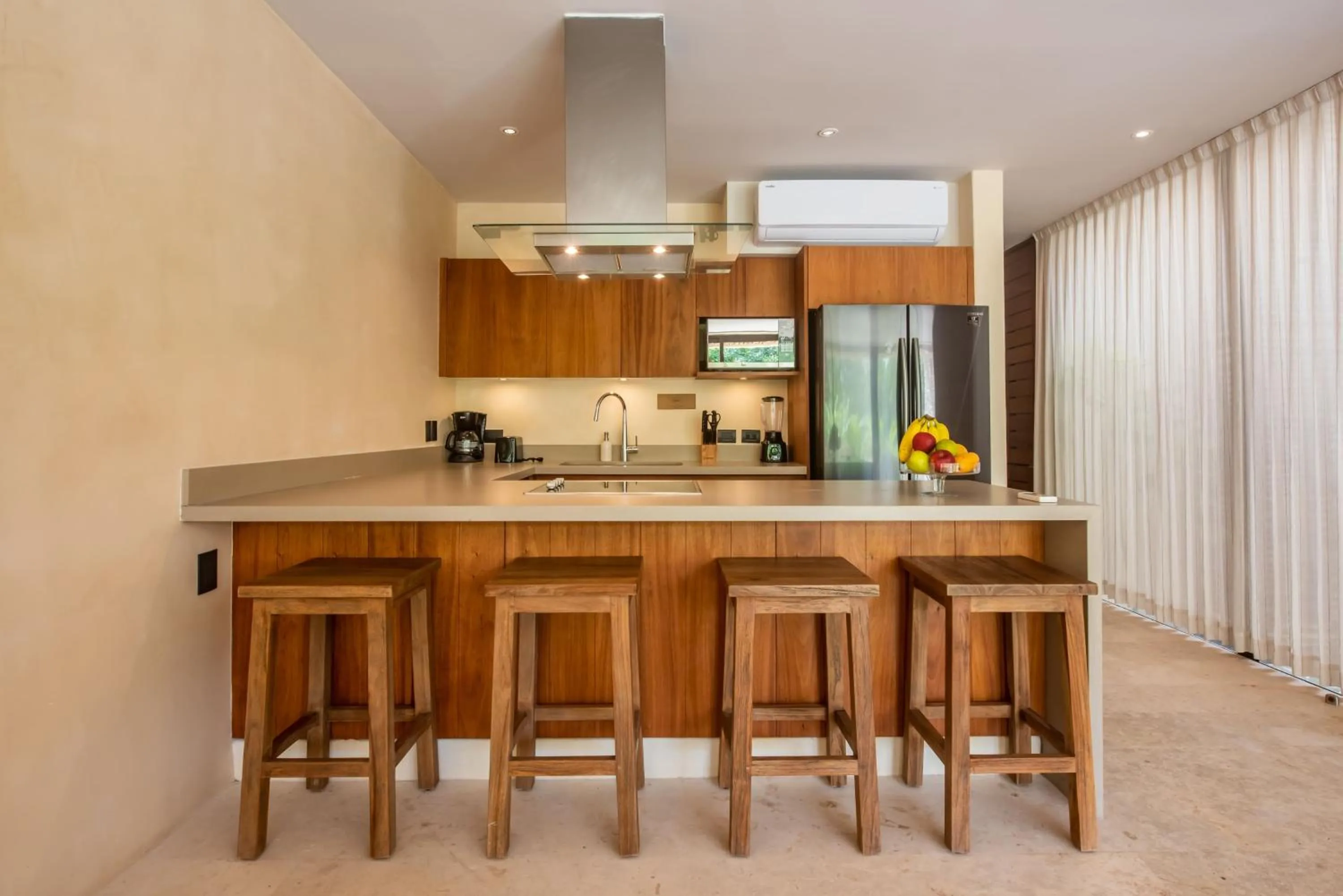 Kitchen or kitchenette in Copal Tulum Hotel