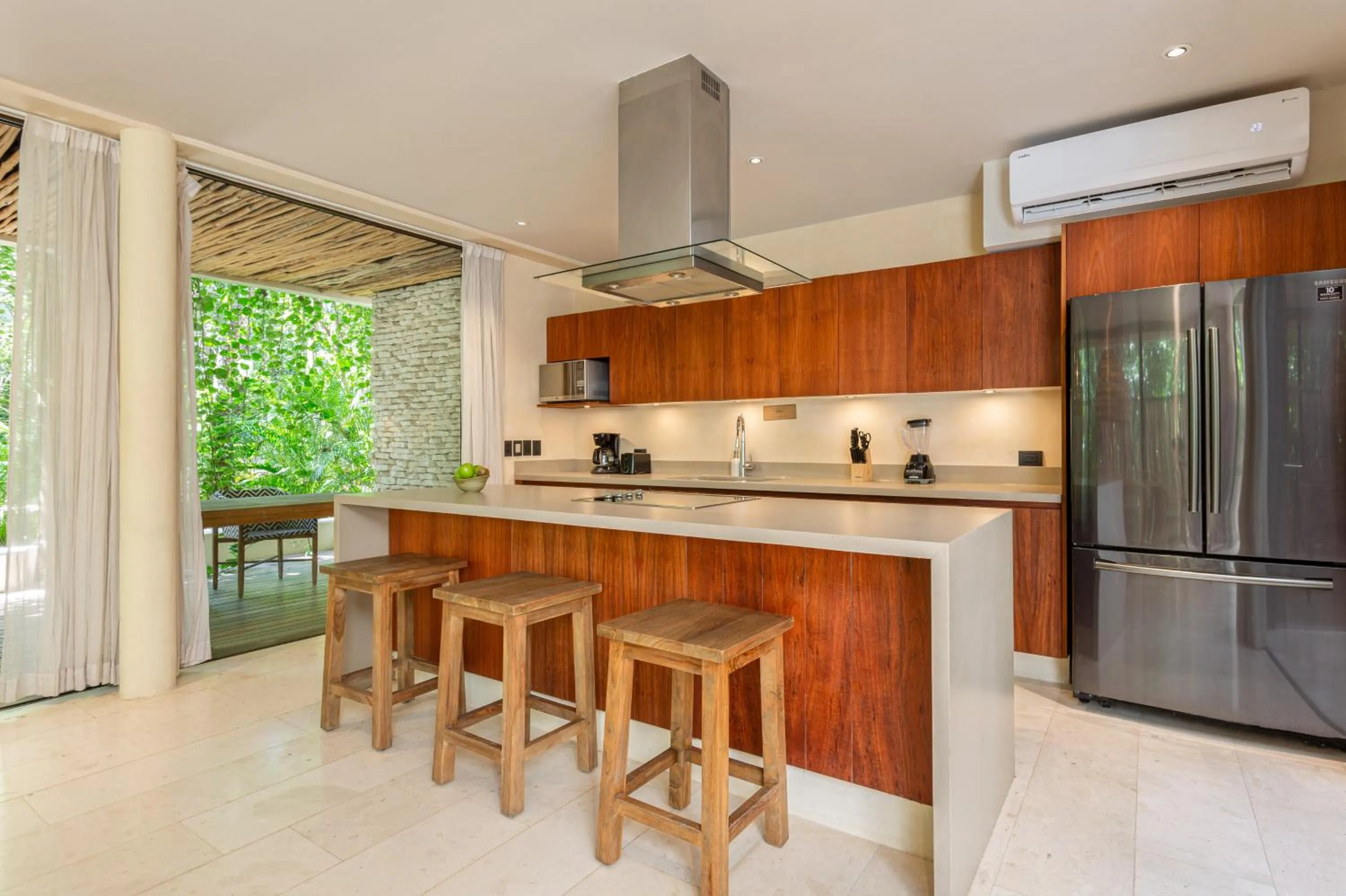 Kitchen or kitchenette in Copal Tulum Hotel
