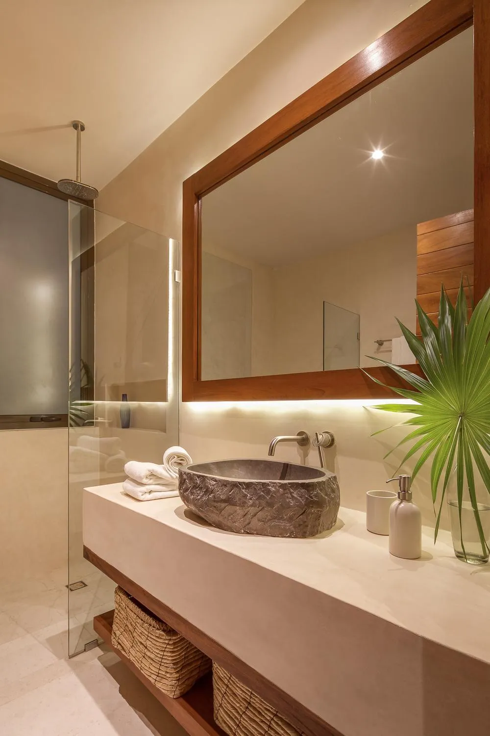 Bathroom in Copal Tulum Hotel