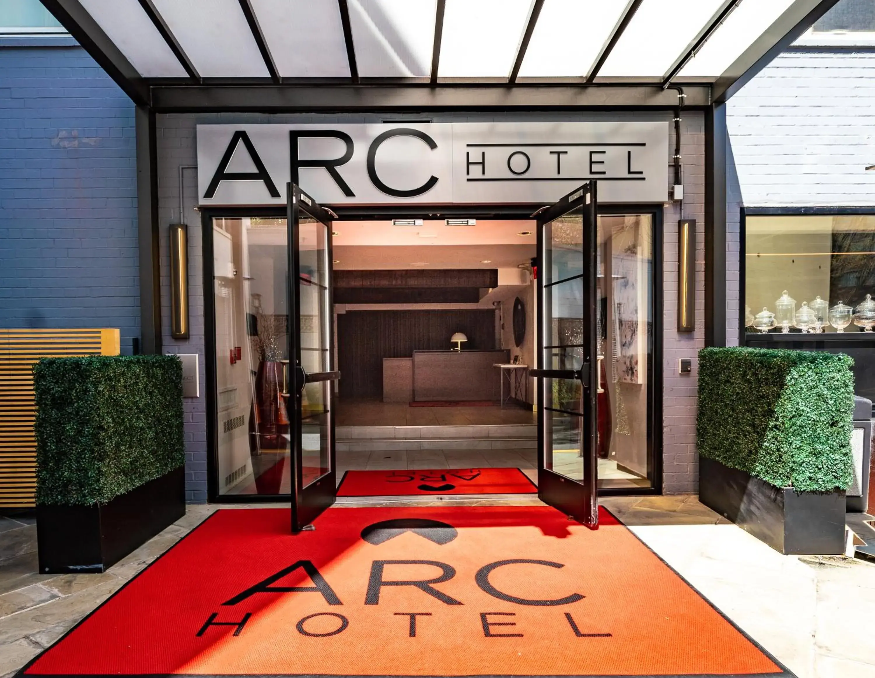Facade/entrance in ARC HOTEL Washington DC, Georgetown Facade/entrance in ARC HOTEL Washington DC, Georgetown