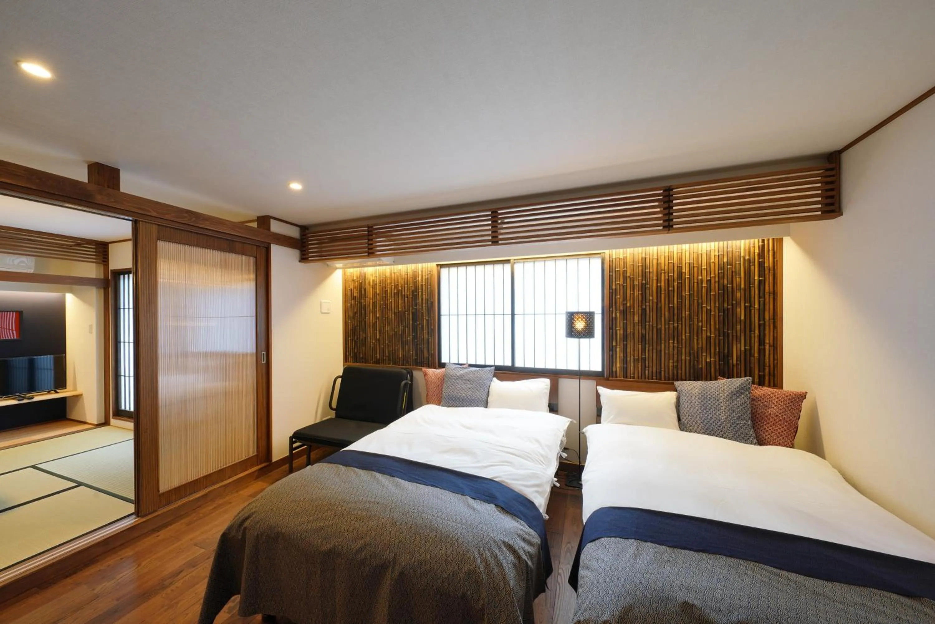 Bedroom, Bed in YADOYA Uguisu