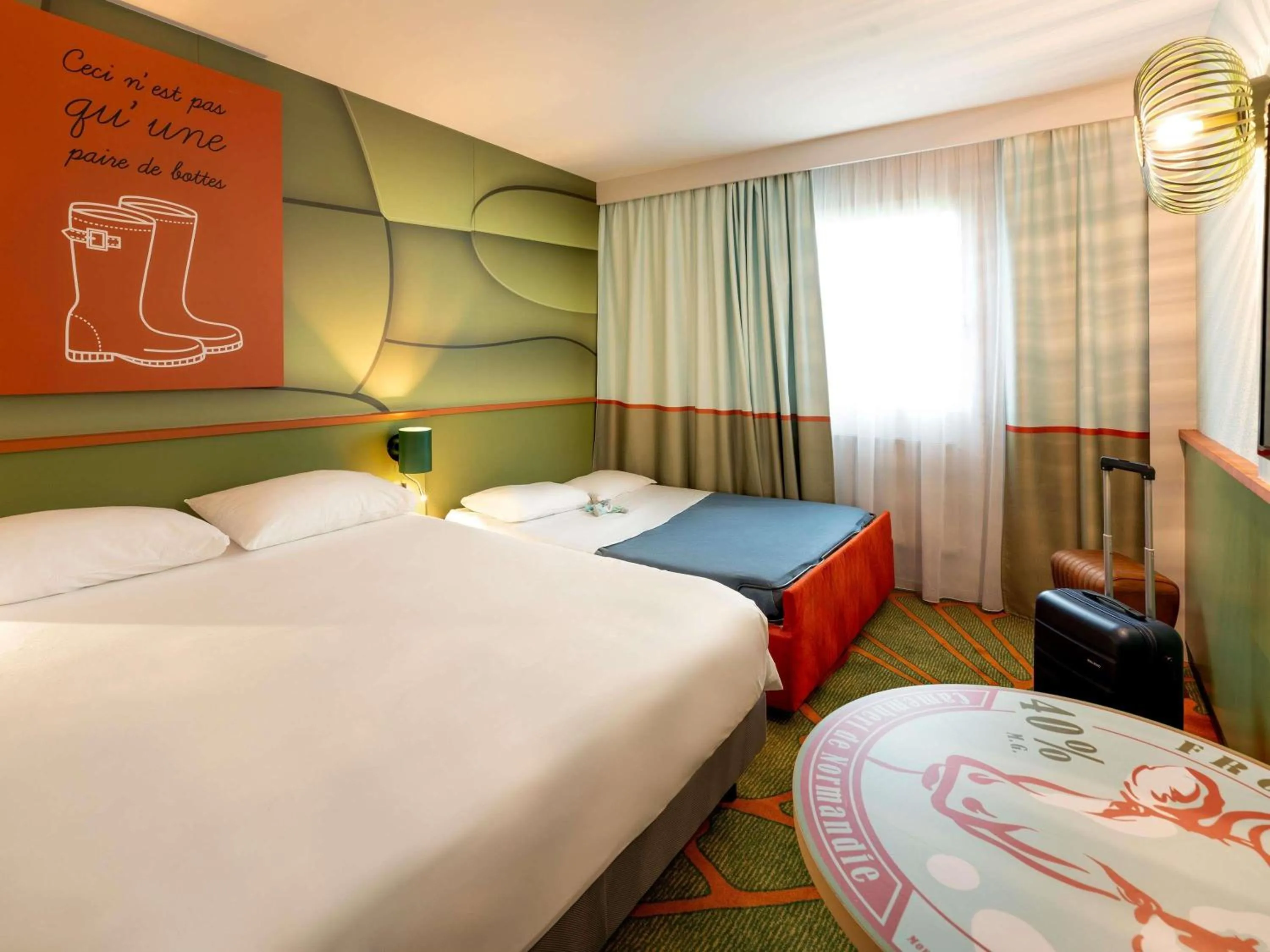 Other, Bed in Ibis Styles Lisieux Normandie