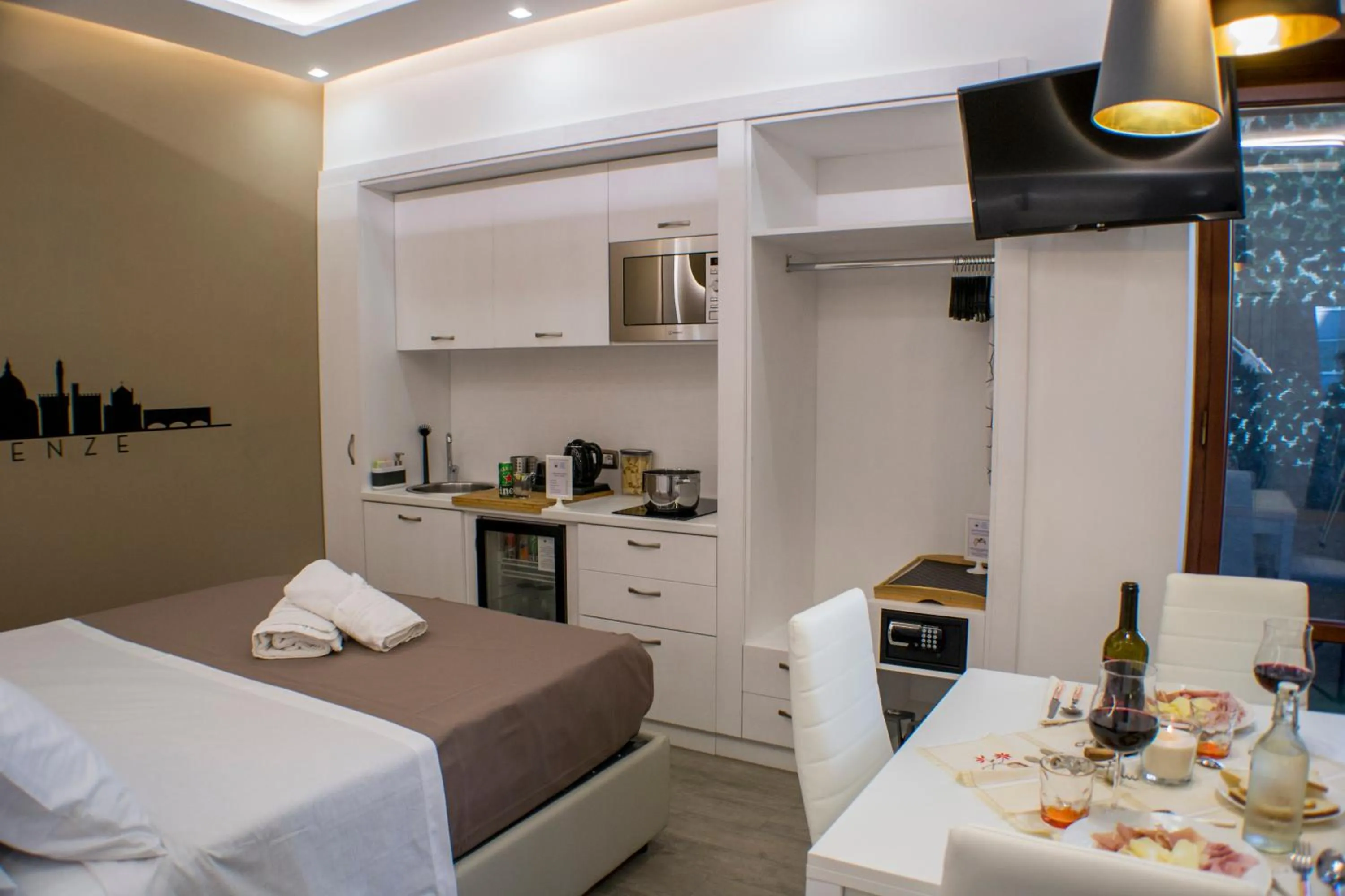 Bed in Napoli Central Station Studio