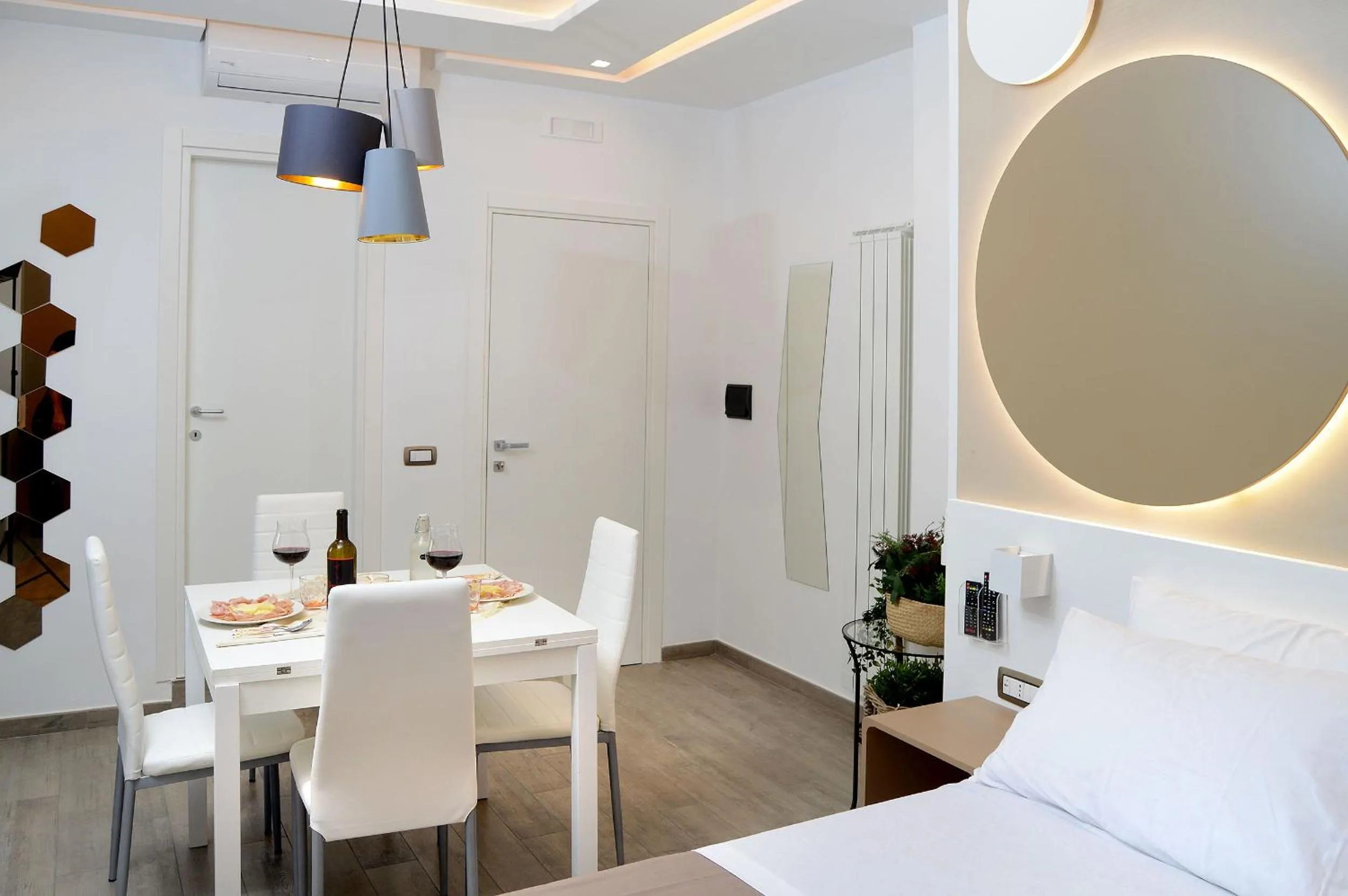 Bed in Napoli Central Station Studio