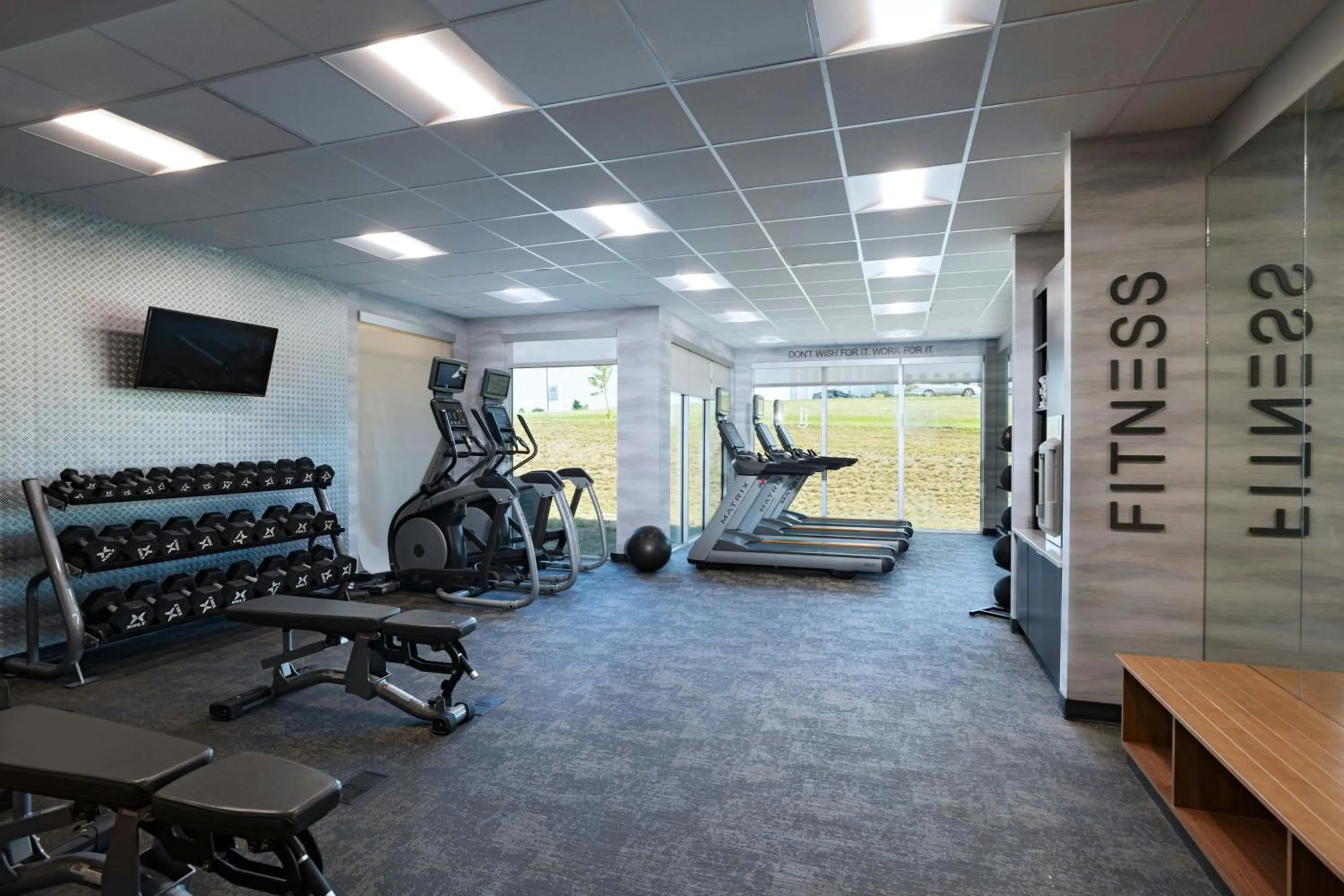Fitness centre/facilities in Fairfield Inn & Suites Lincoln Crete