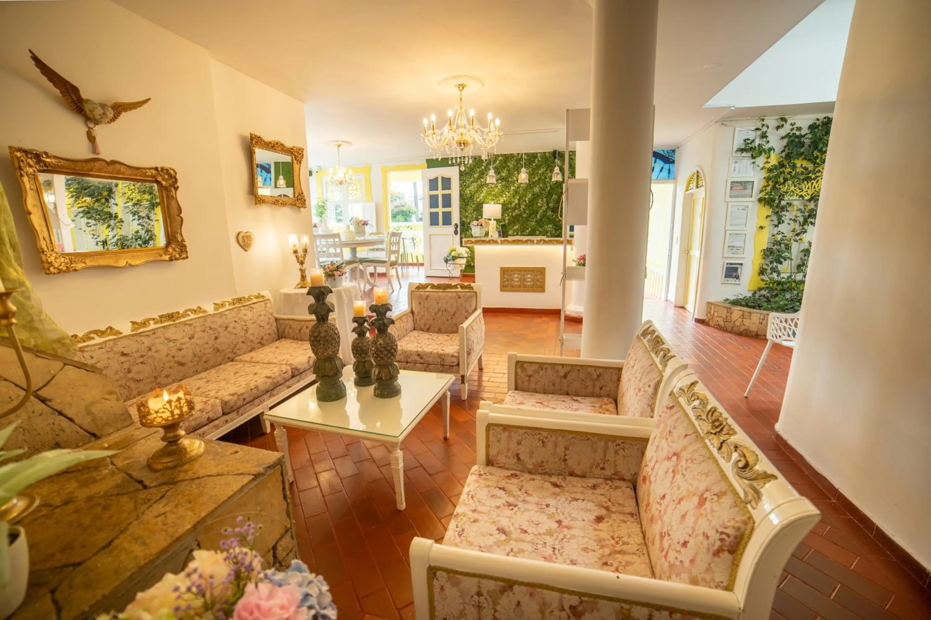 Living room in Posada del Angel