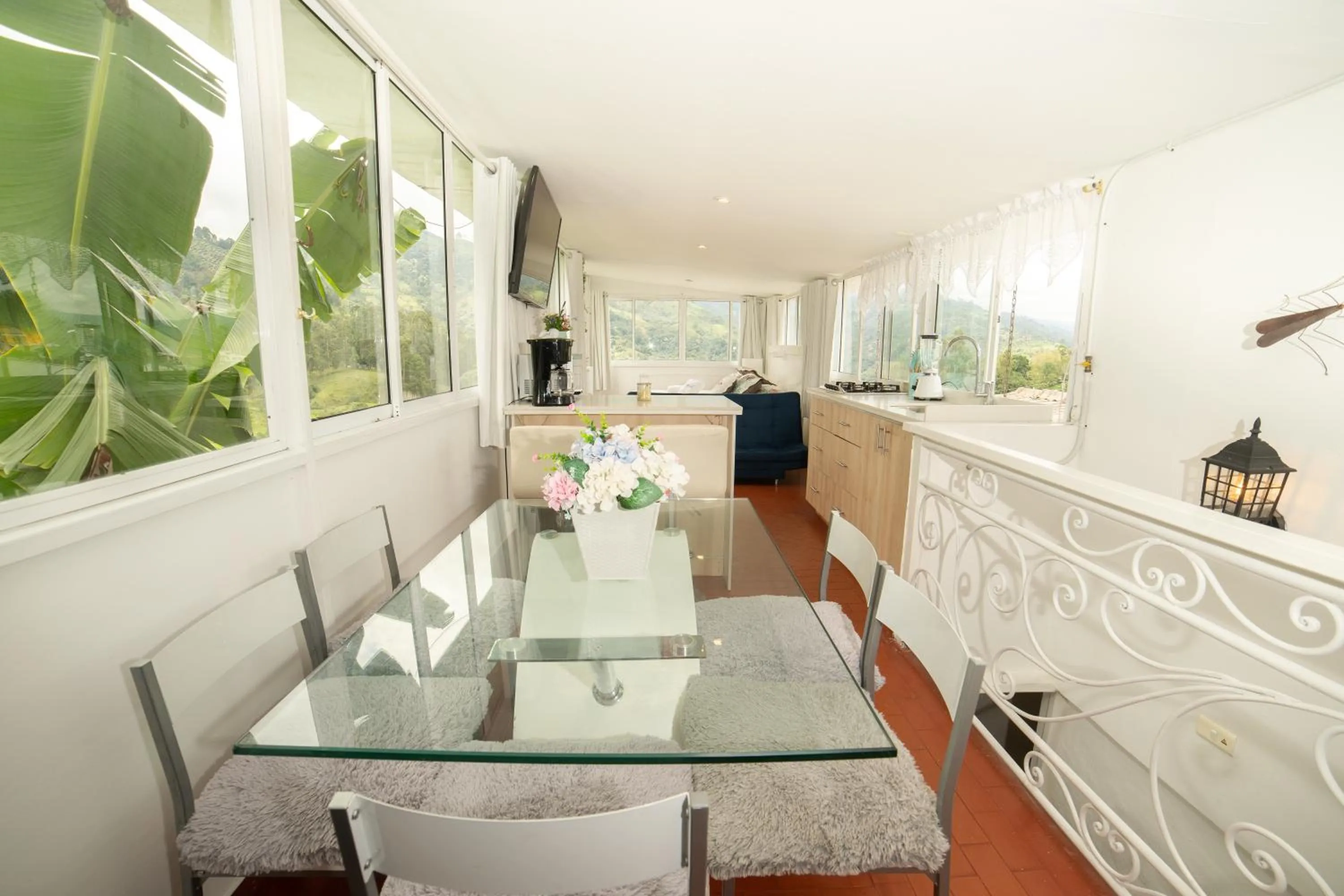 Kitchen or kitchenette in Posada del Angel