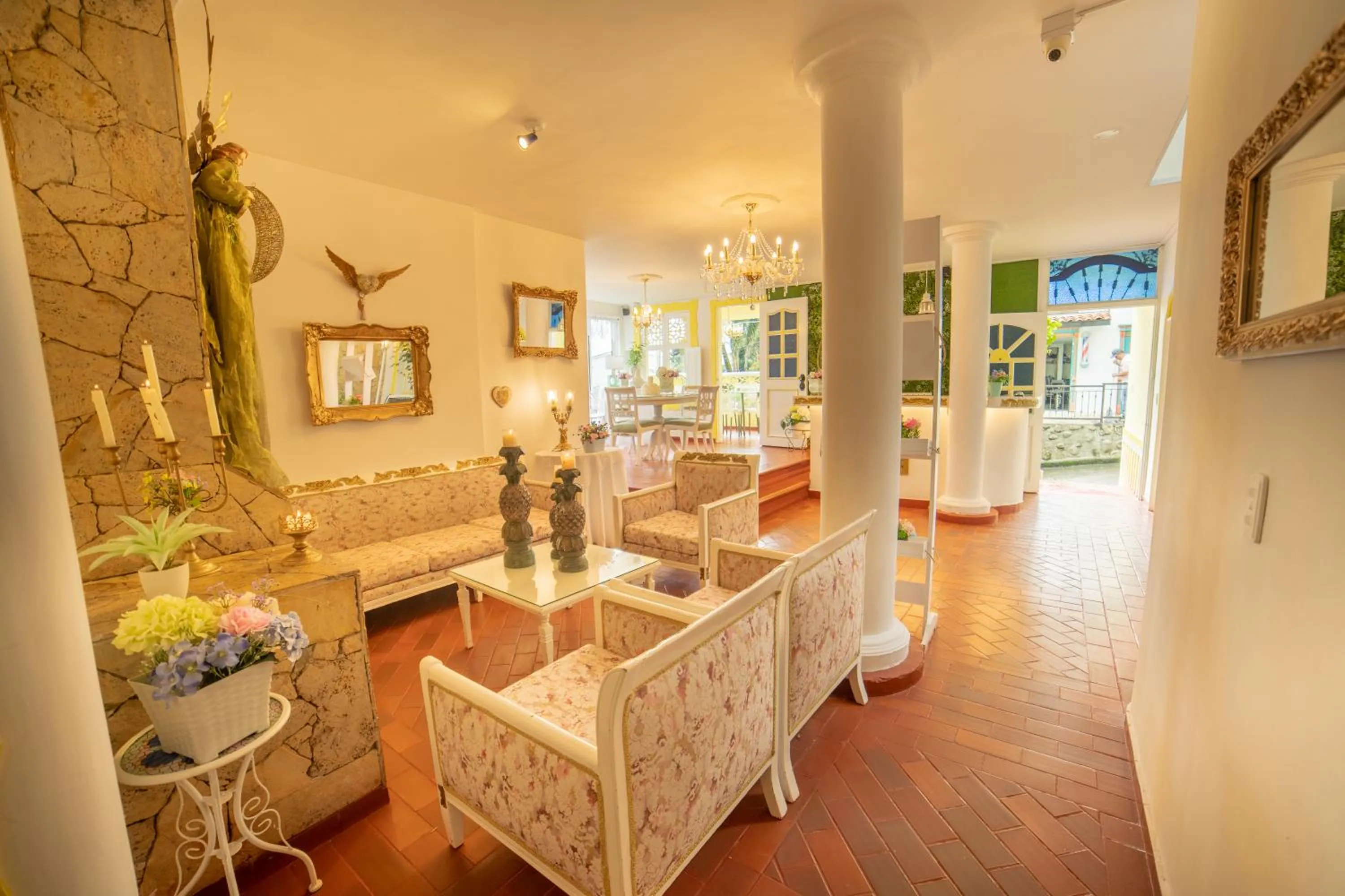 Living room in Posada del Angel