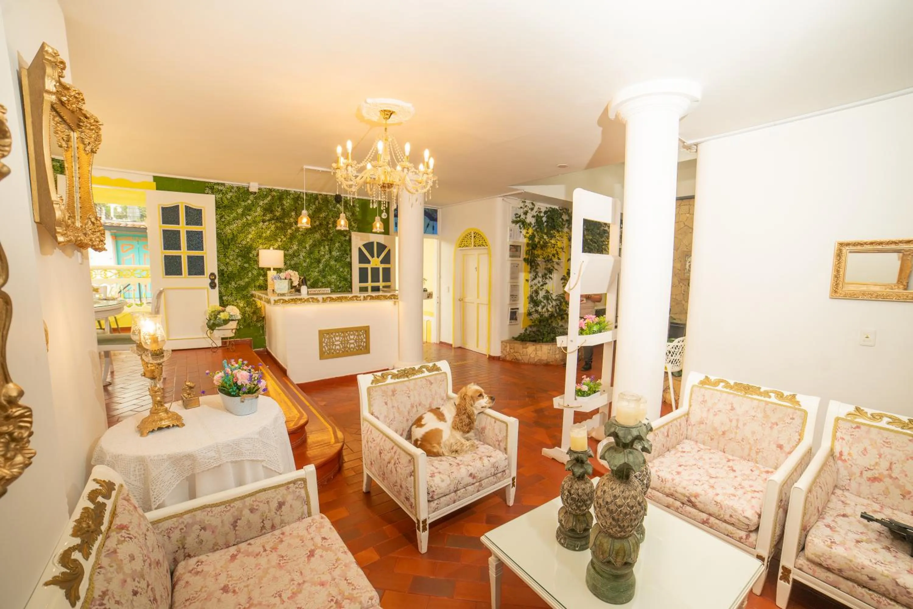 Living room in Posada del Angel