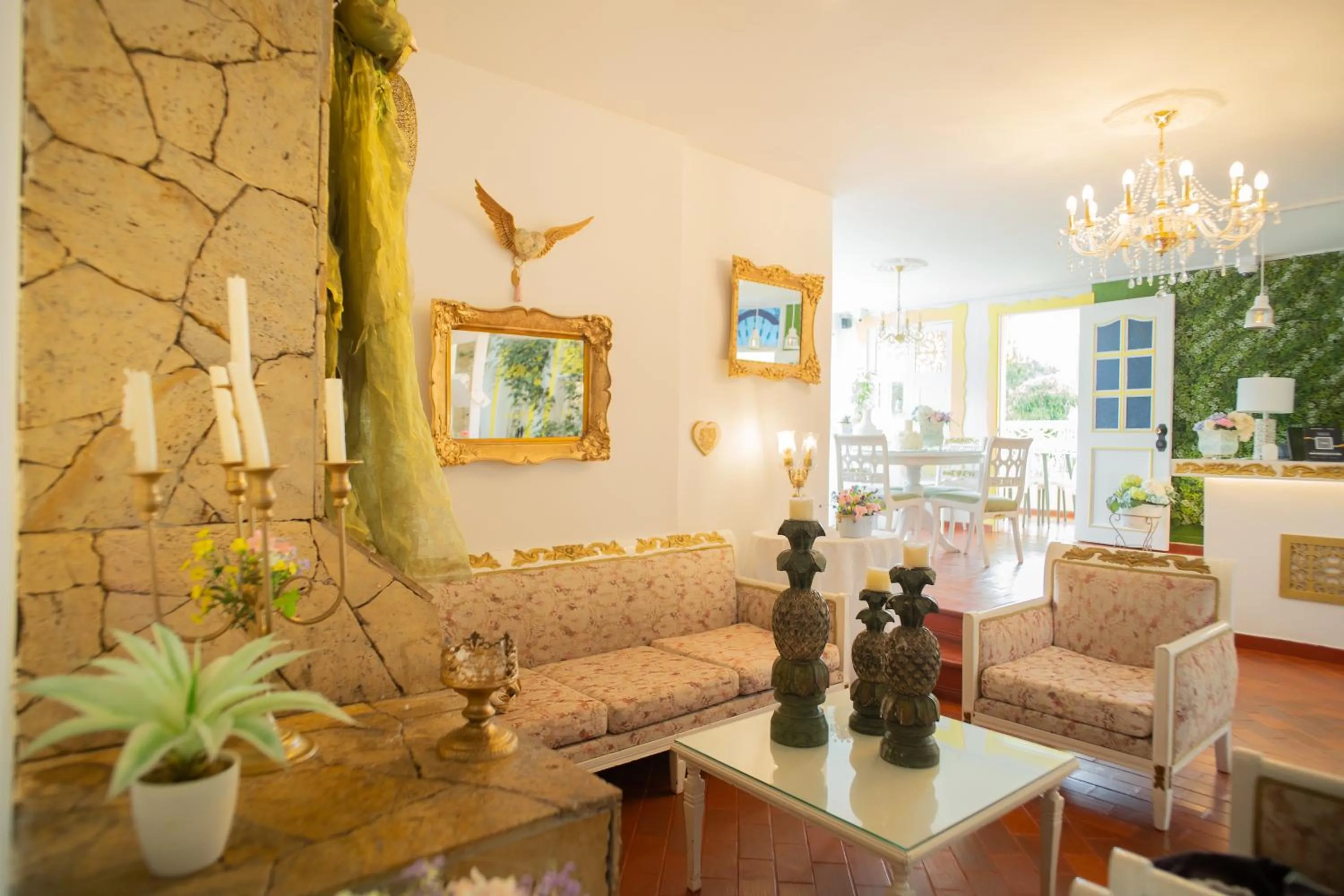 Living room in Posada del Angel