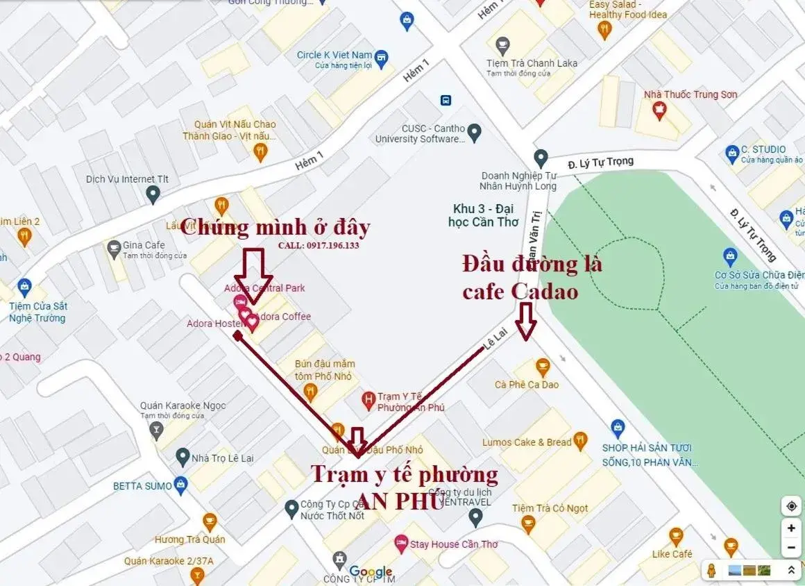 Bird's eye view in Adora Central Park Hostel Bird's eye view in Adora Central Park Hostel