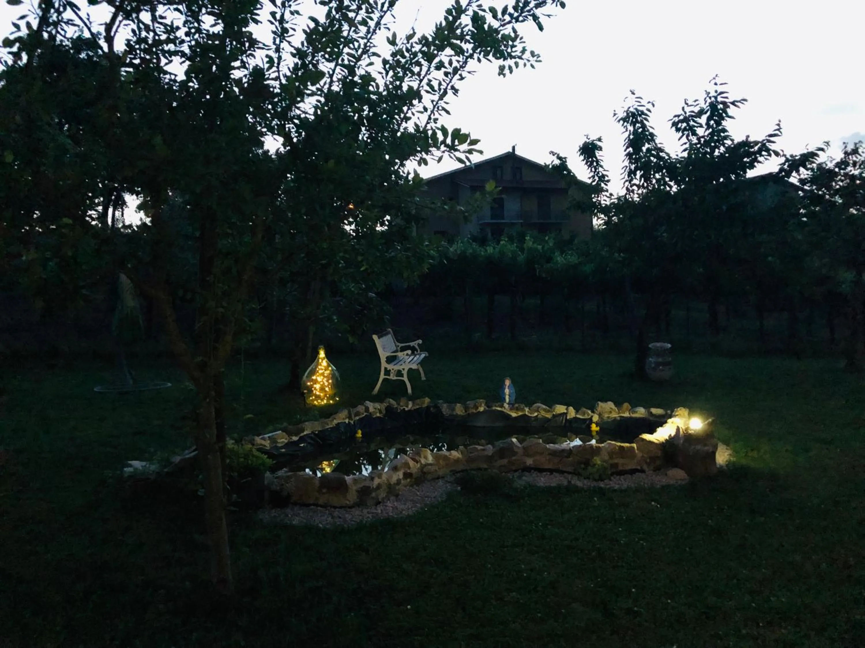 Garden view in Villa Cristal