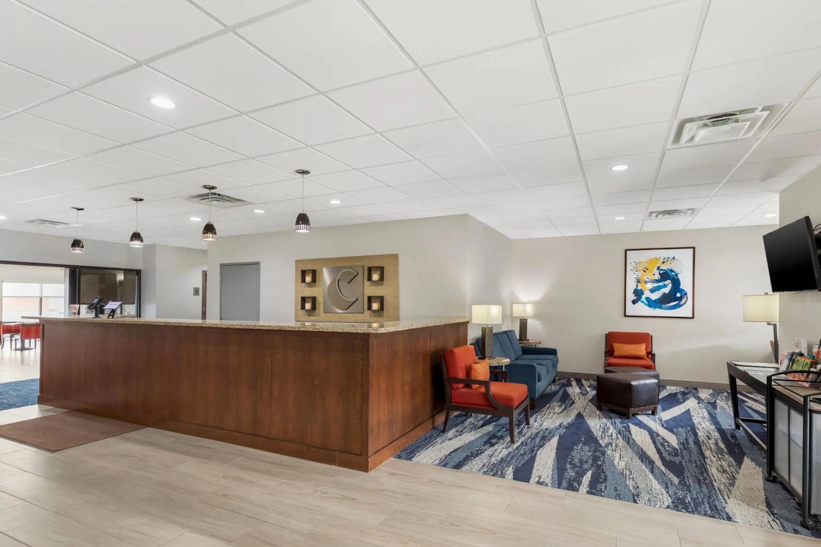 Lobby or reception in Comfort Inn Ballard-Roosevelt