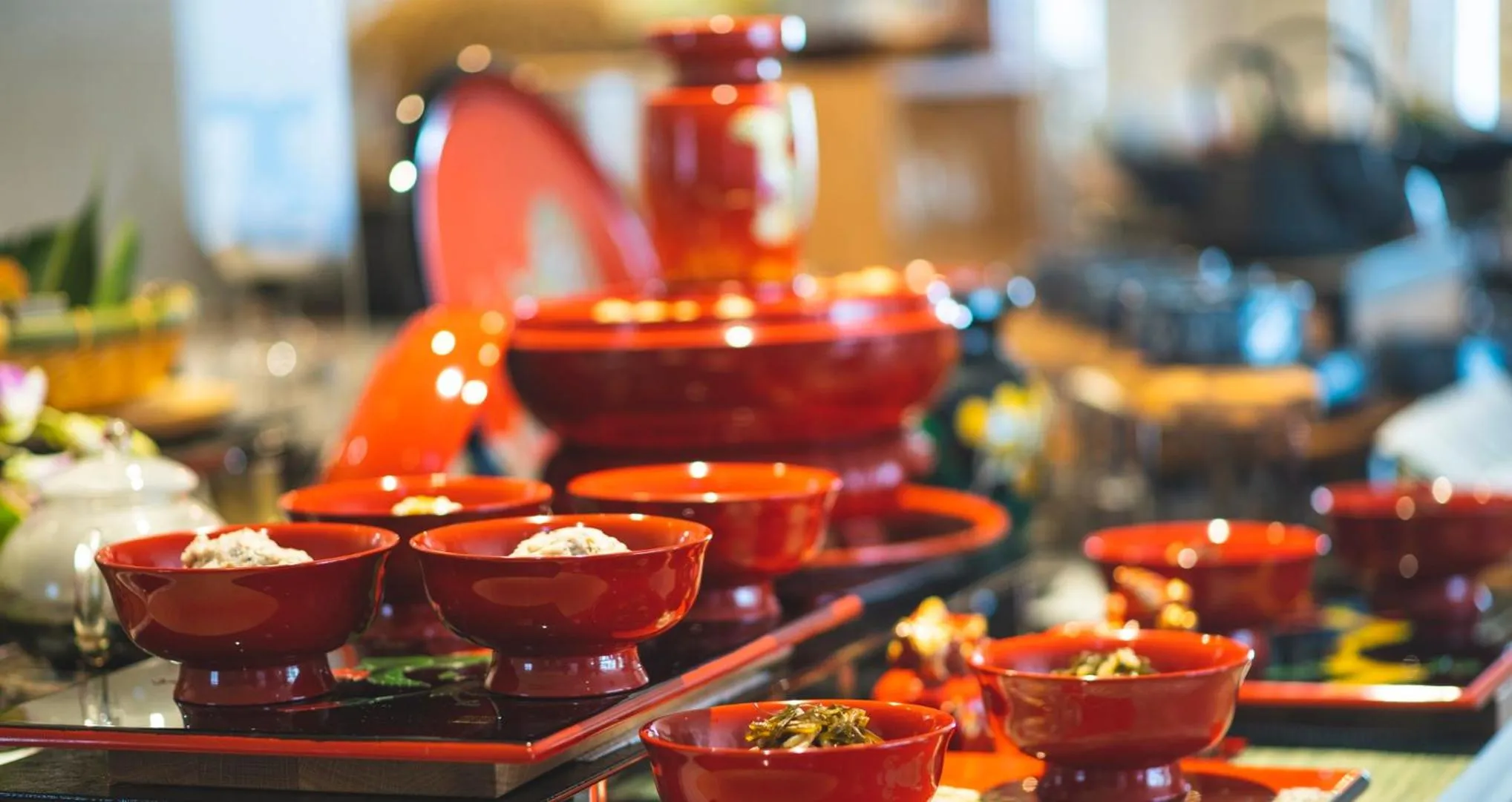 Breakfast in HOTEL SANSUI NAHA Ryukyu Onsen Naminoue-No-Yu