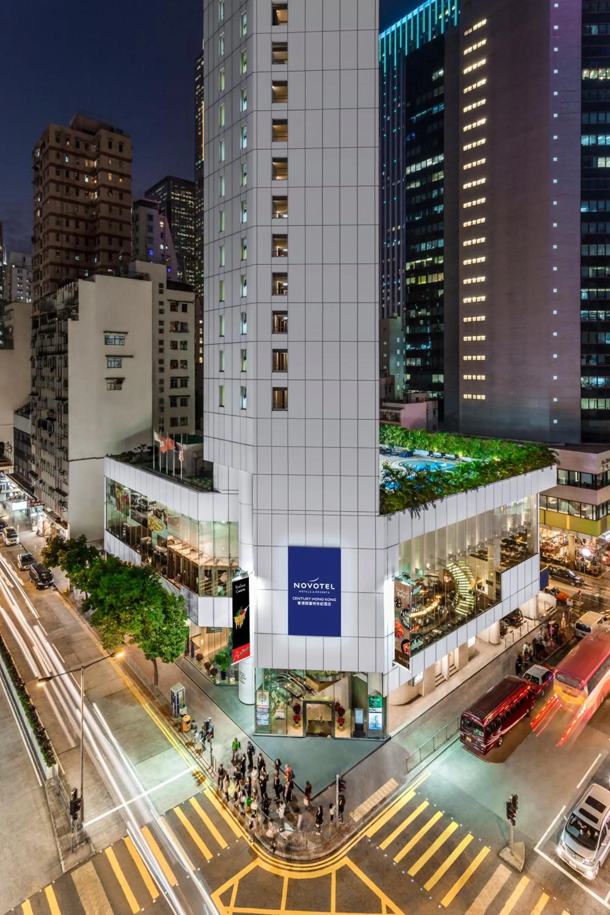 City view in Novotel Century Hong Kong