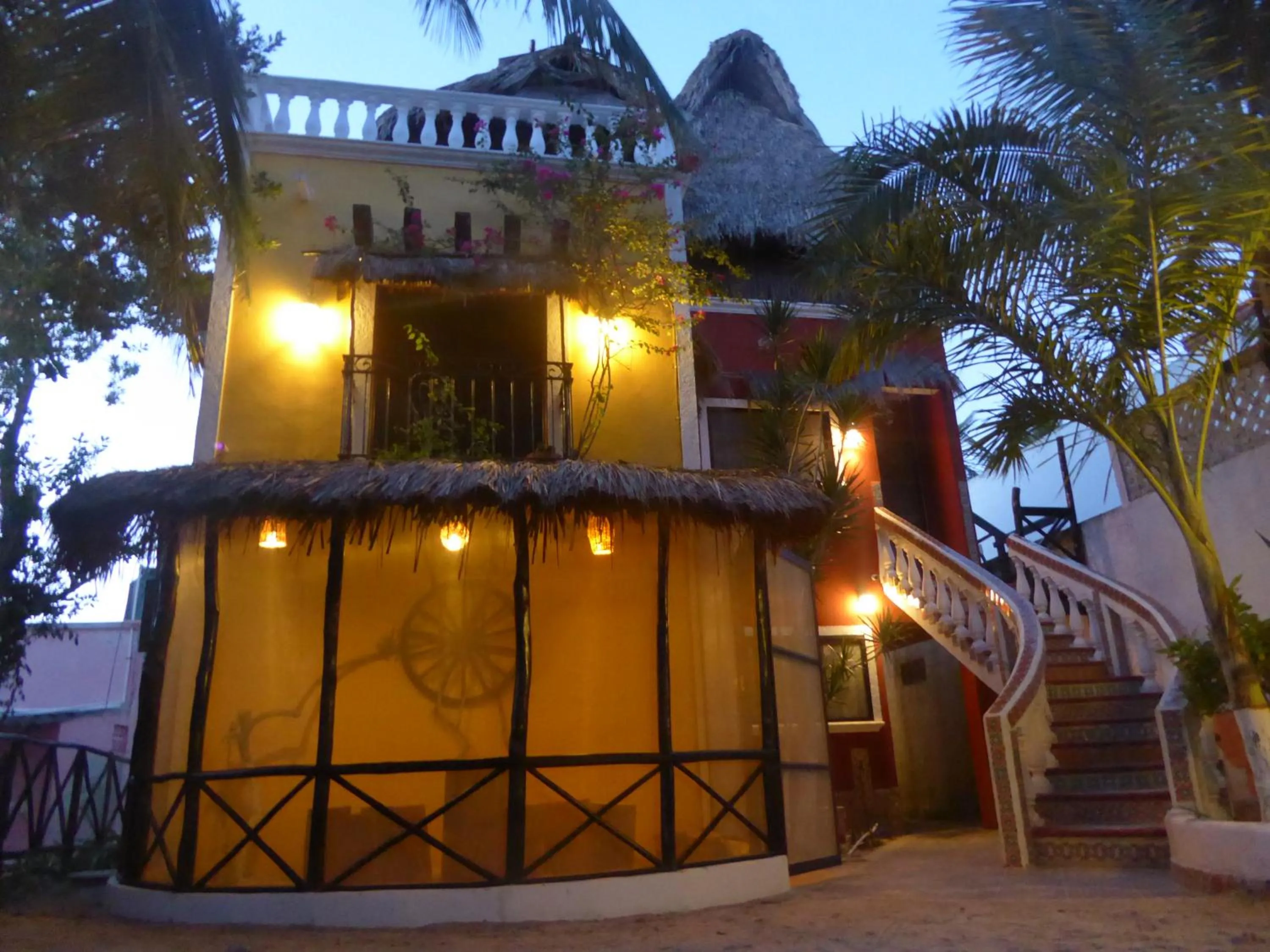 Garden in Beachfront Apartment Hacienda del Cuyo