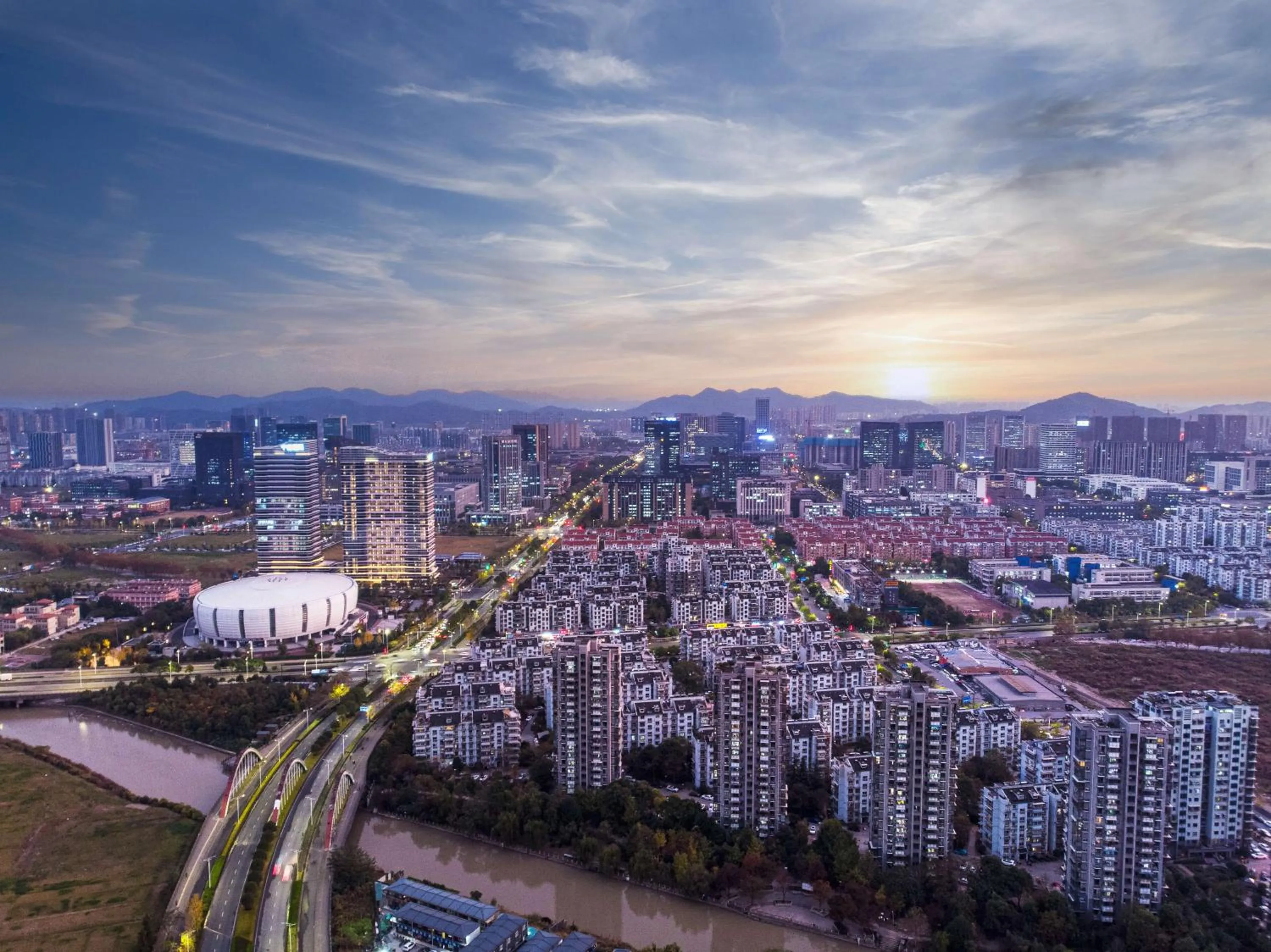 Nearby landmark, Bird's-eye View in Holiday Inn Hangzhou Binjiang