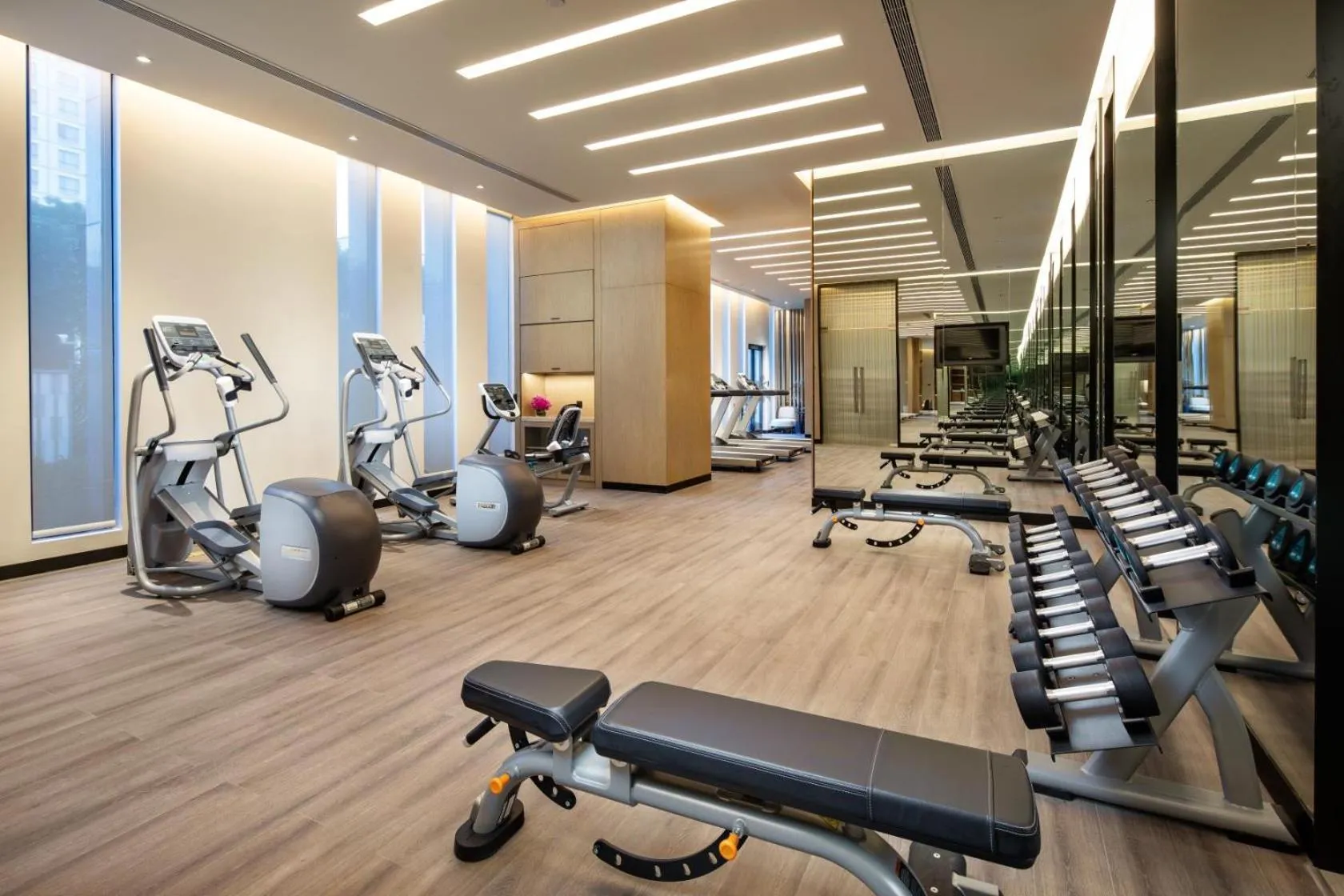 Fitness centre/facilities in Crowne Plaza Wuzhen by IHG