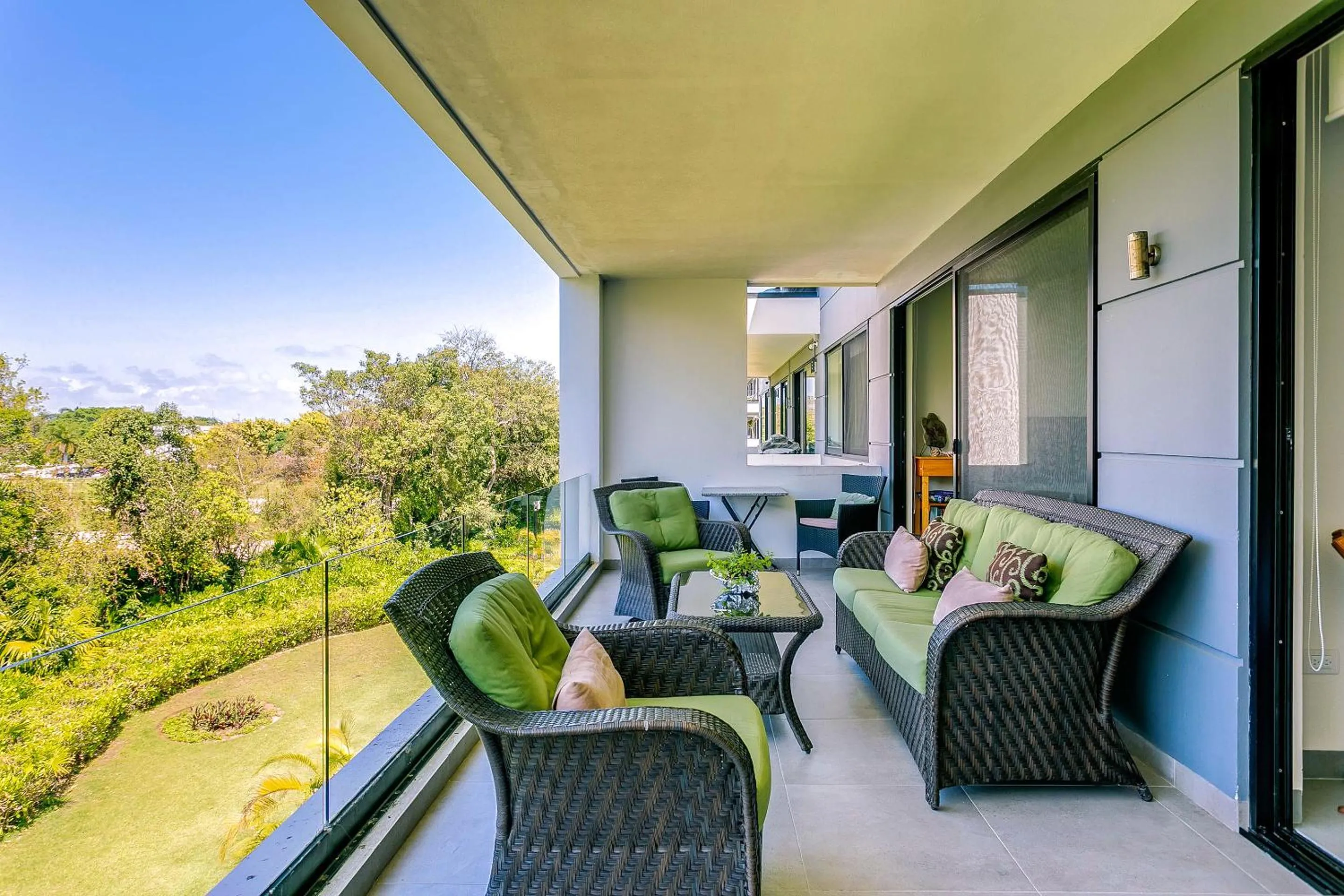Balcony/Terrace in Golfers' Paradise at Nick Price Residences!