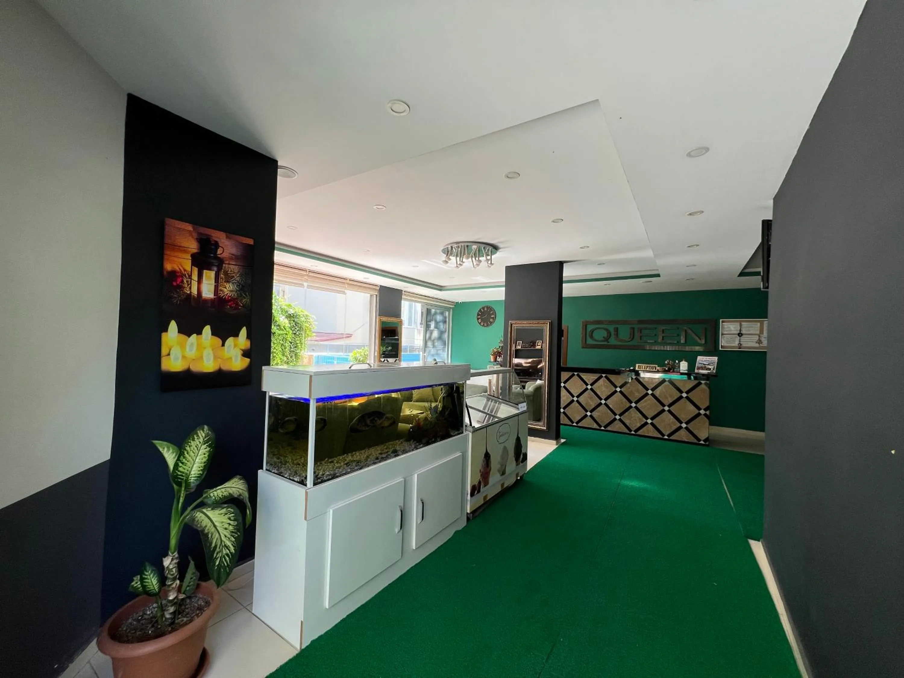 Lobby or reception in Alanya Queen Apart Otel