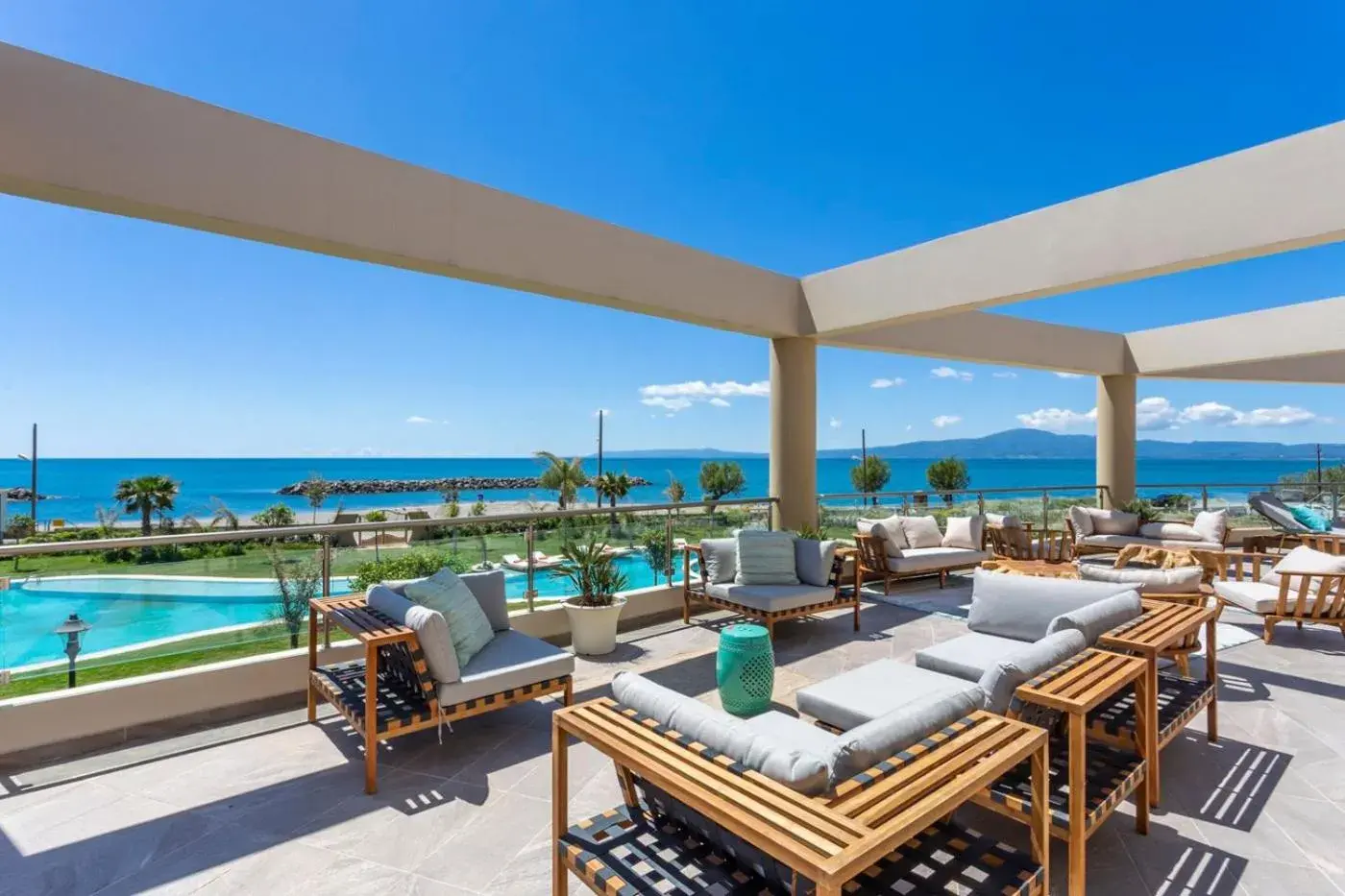 Sea view in Elysian Luxury Hotel and Spa Sea view in Elysian Luxury Hotel and Spa